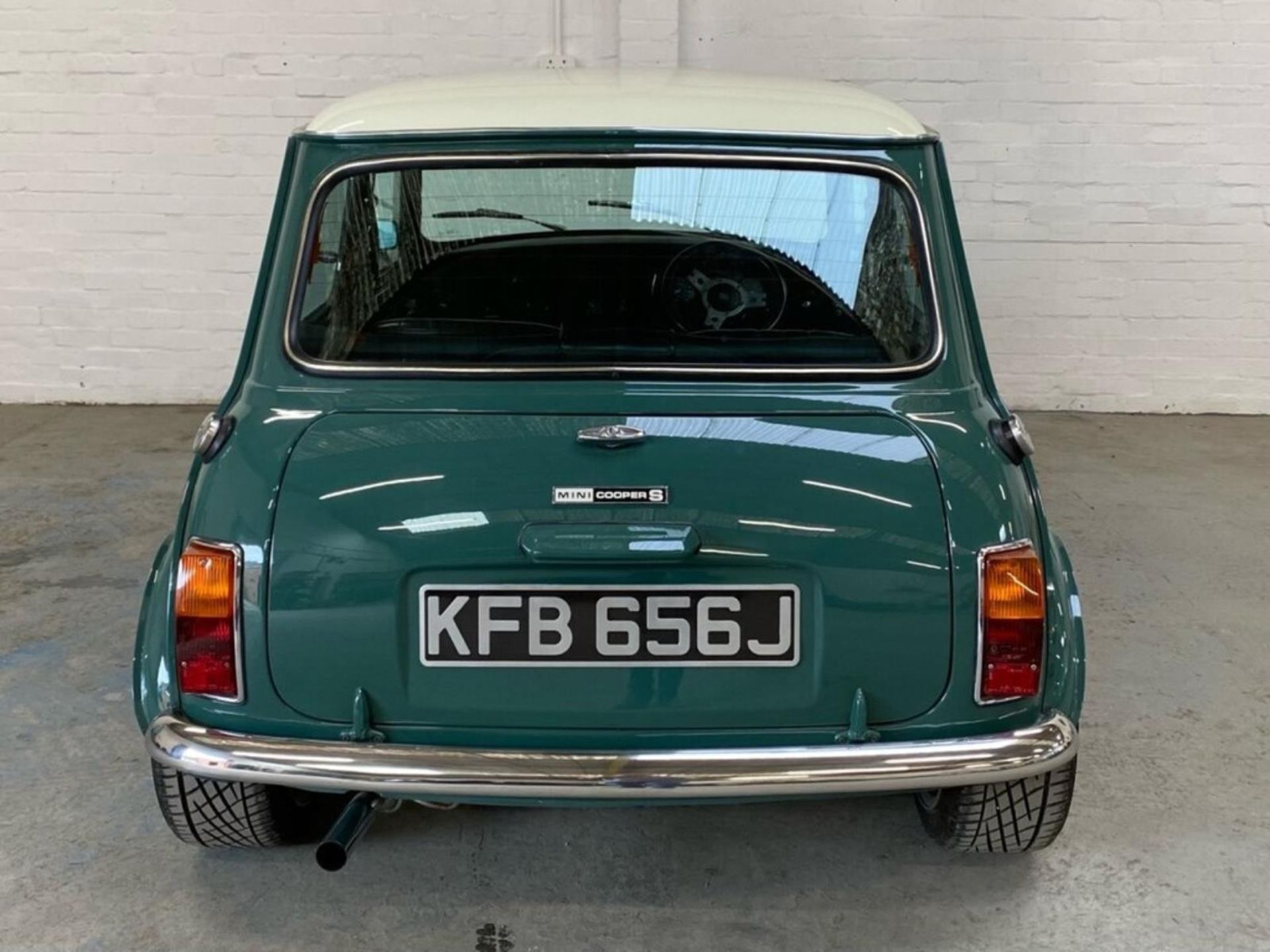 1971 Mini Cooper S Recreation Registration number KFB 656J Green with a white roof Black interior - Image 4 of 18