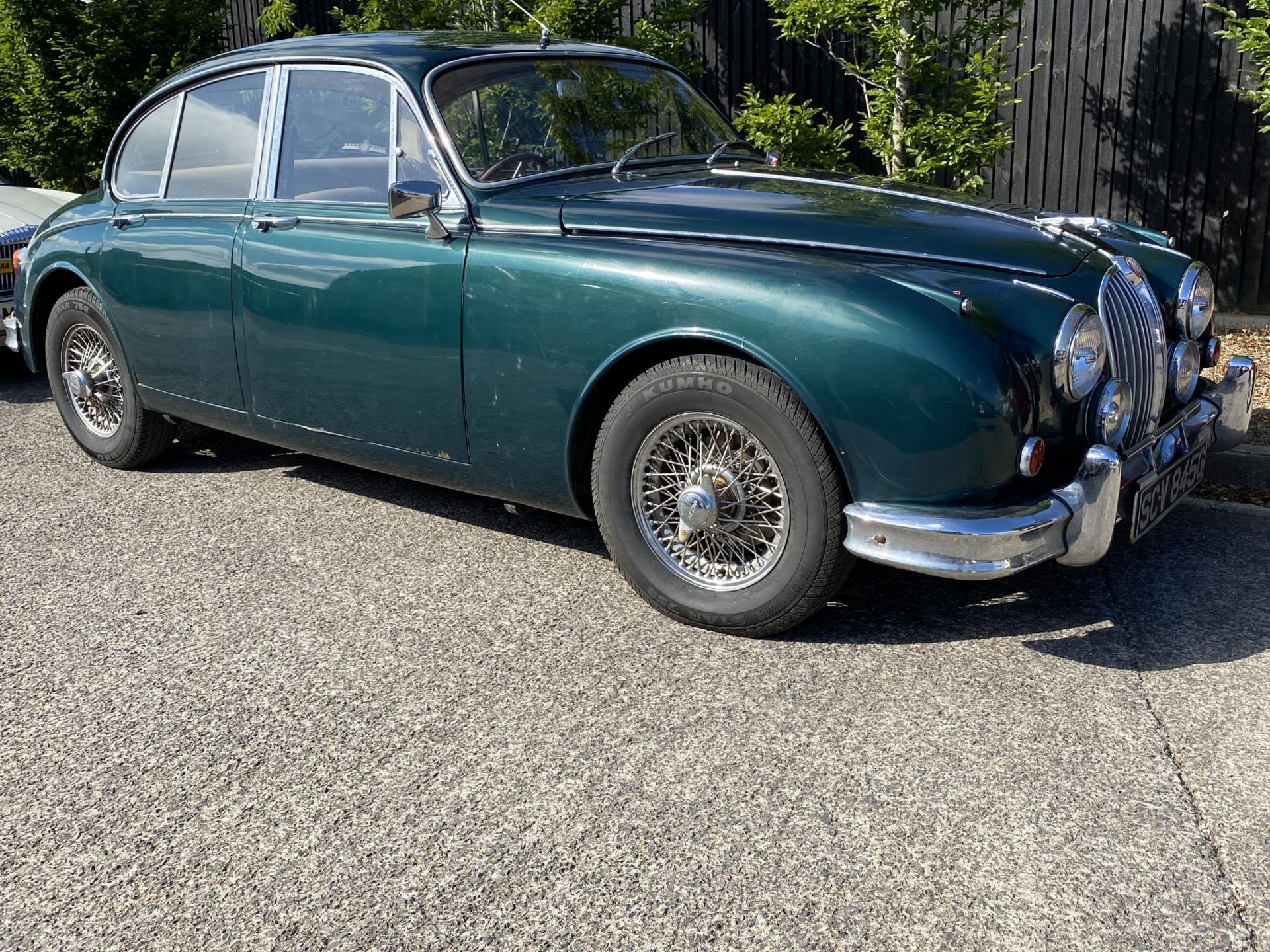 1969 Jaguar MK II 3.8 Registration number SCV 845G British racing green with cream leather