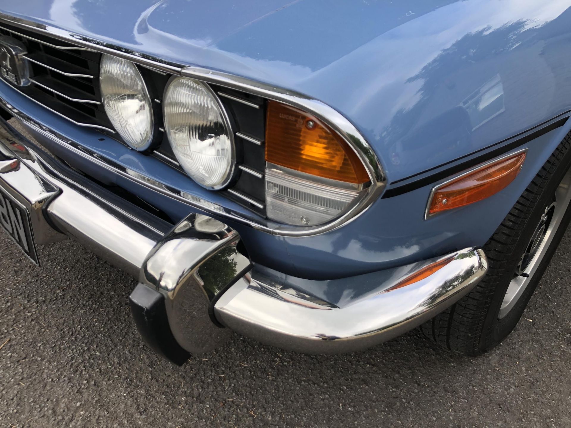 1975 Triumph Stag Registration number KNK 148N French blue with a black interior Automatic Gearbox - Image 38 of 57