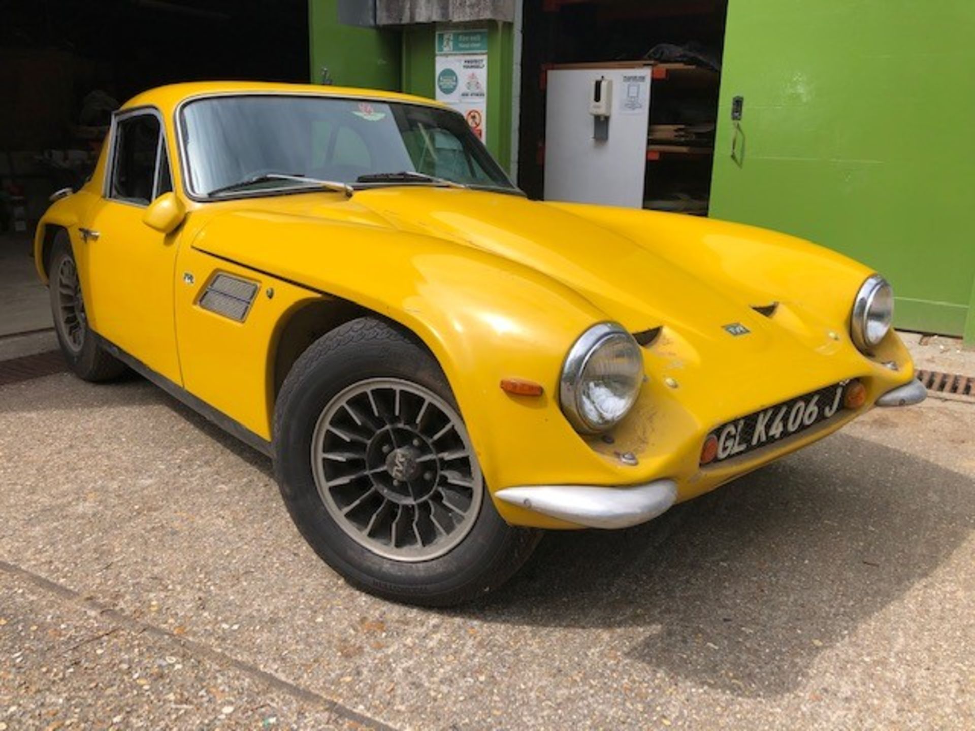 1971 TVR Tuscan Registration number GLK 406J Chassis number LVX18706 Engine number 1429 Yellow - Image 59 of 86