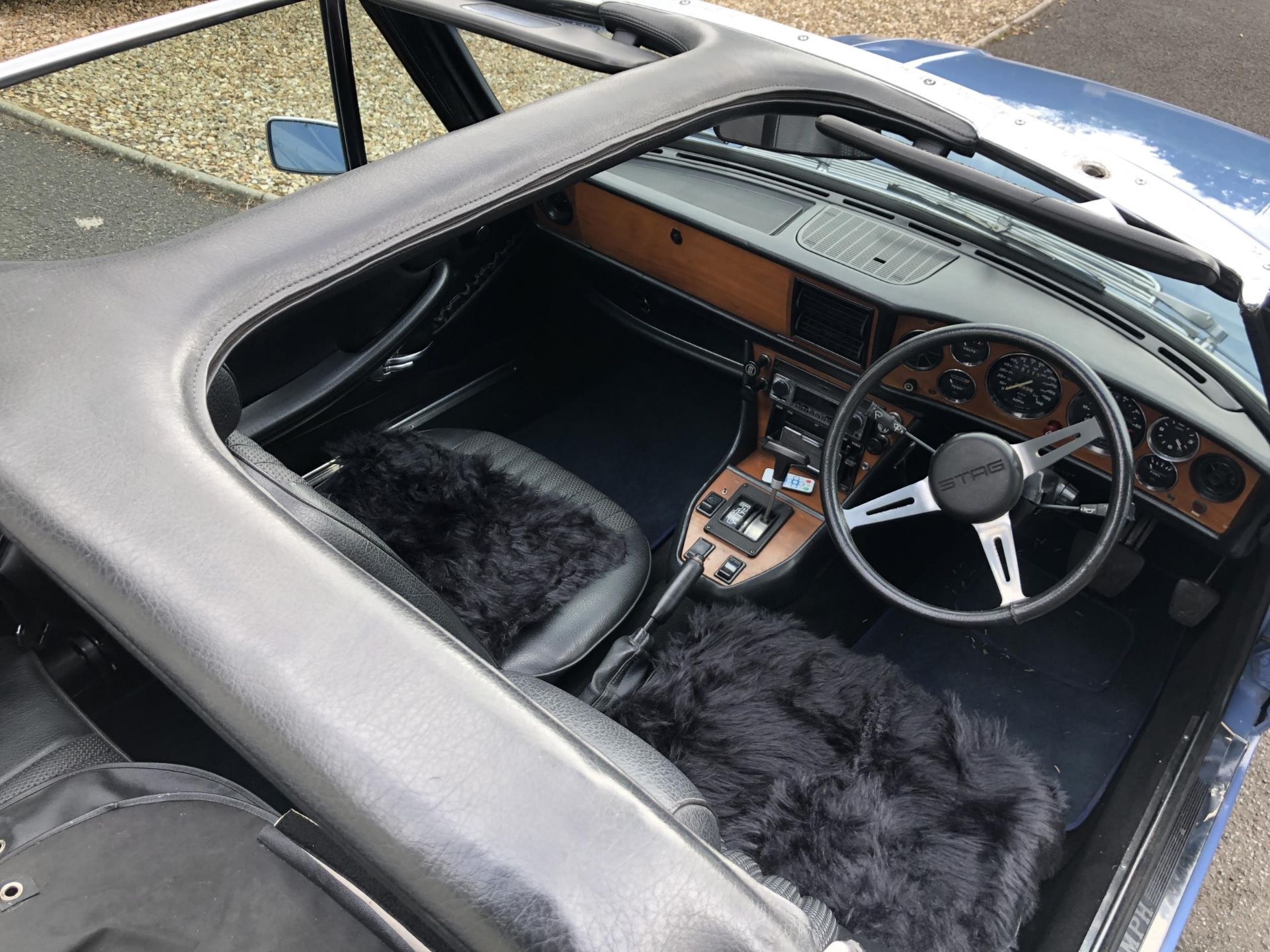 1975 Triumph Stag Registration number KNK 148N French blue with a black interior Automatic Gearbox - Image 7 of 57