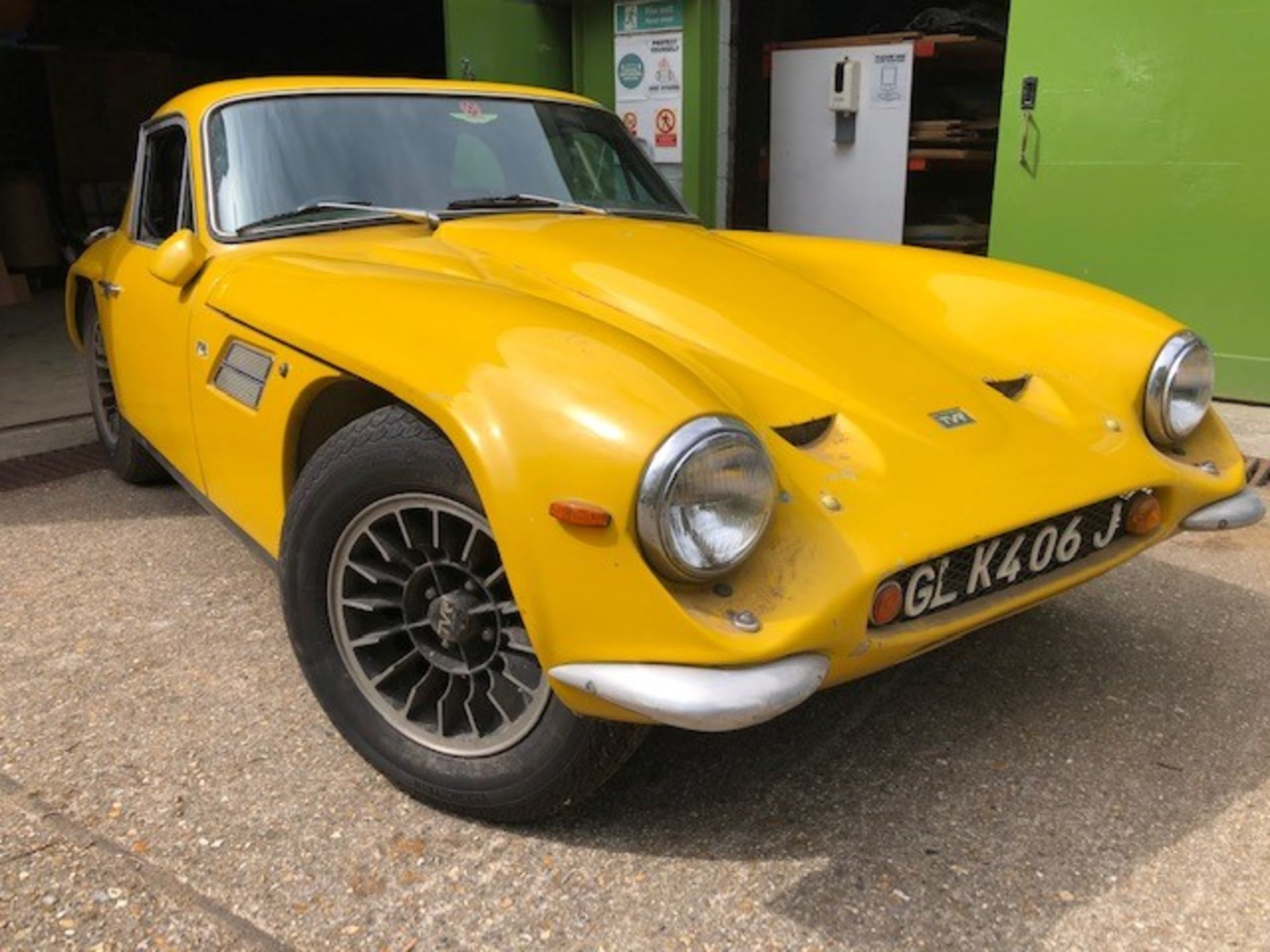 1971 TVR Tuscan Registration number GLK 406J Chassis number LVX18706 Engine number 1429 Yellow - Image 58 of 86