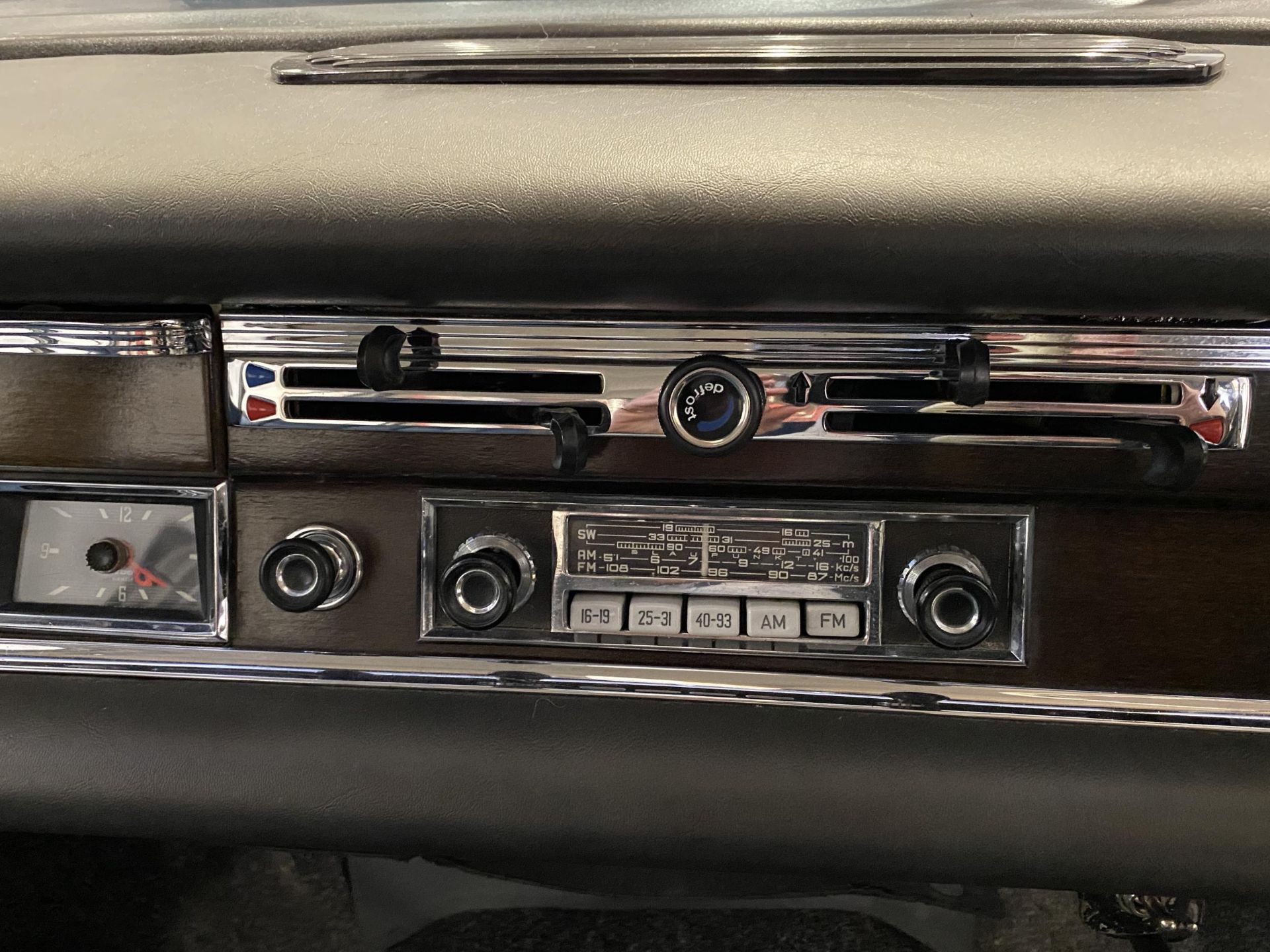 1966 Mercedes-Benz 230S Registration number GVU 92D White with a blue interior Automatic Ex-South - Image 15 of 17