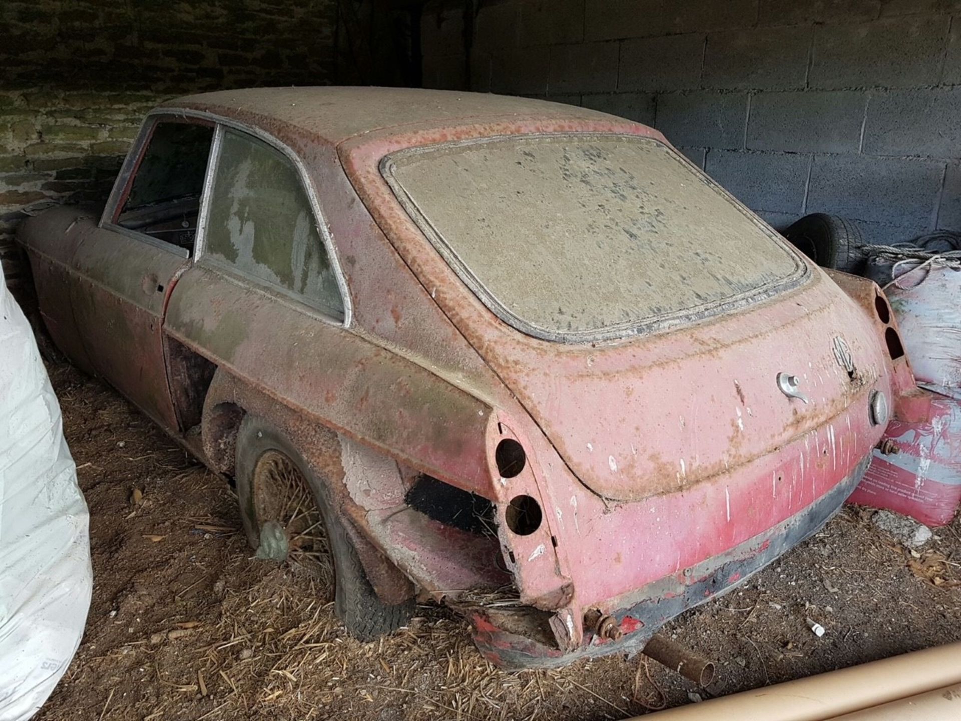 1966 MG B GT Being sold without reserve Red One of earliest MGB GT's built Registered in the first