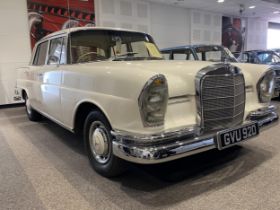 1966 Mercedes-Benz 230S Registration number GVU 92D White with a blue interior Automatic Ex-South