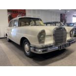 1966 Mercedes-Benz 230S Registration number GVU 92D White with a blue interior Automatic Ex-South