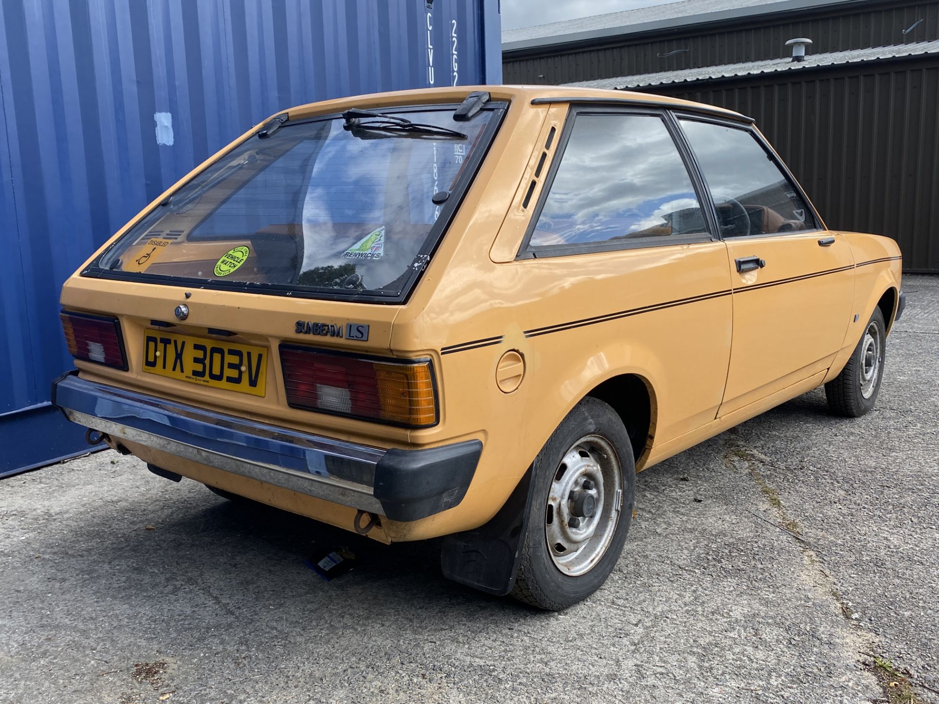 1980 Talbot Sunbeam 1.0 LS Being sold without reserve Registration number DTX 303V Tangerine with - Image 4 of 23