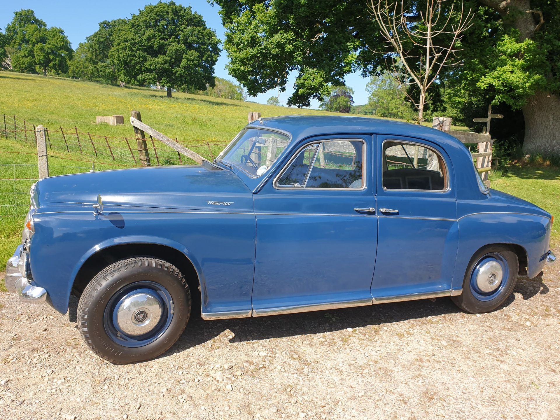 1961 Rover 100 P4 Registration number 341 UBH Blue with blue leather interior The clutch and gearbox