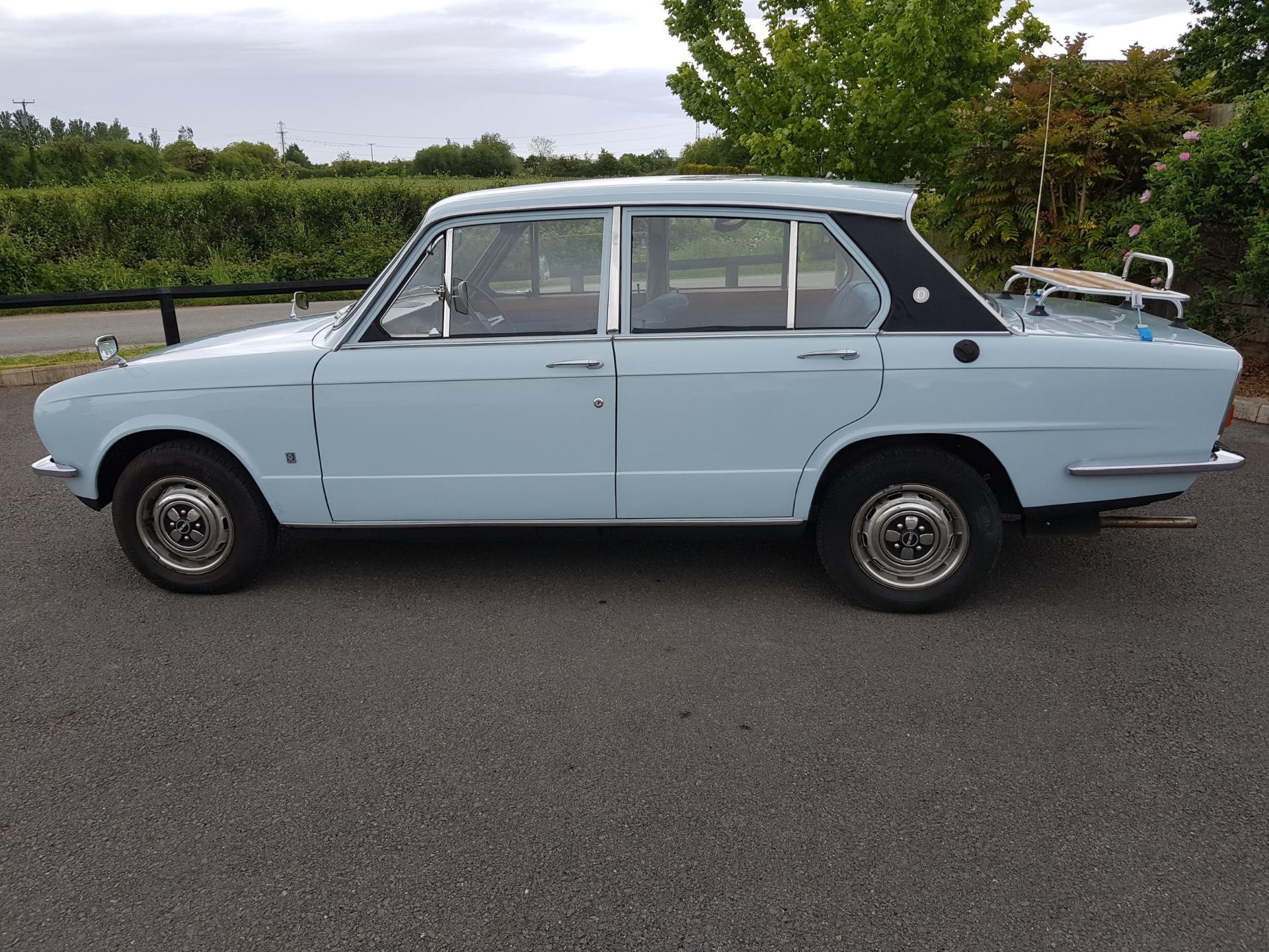 1974 Triumph Dolomite 1850 Registration number OPN 985M Light French blue with blue cloth interior - Image 6 of 14