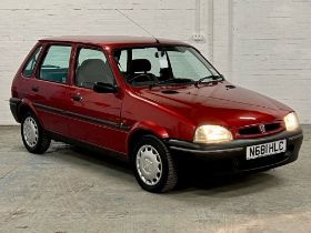 1996 Rover Metro 100 Knightsbridge Registration number N681 HLC Red with grey cloth interior Three
