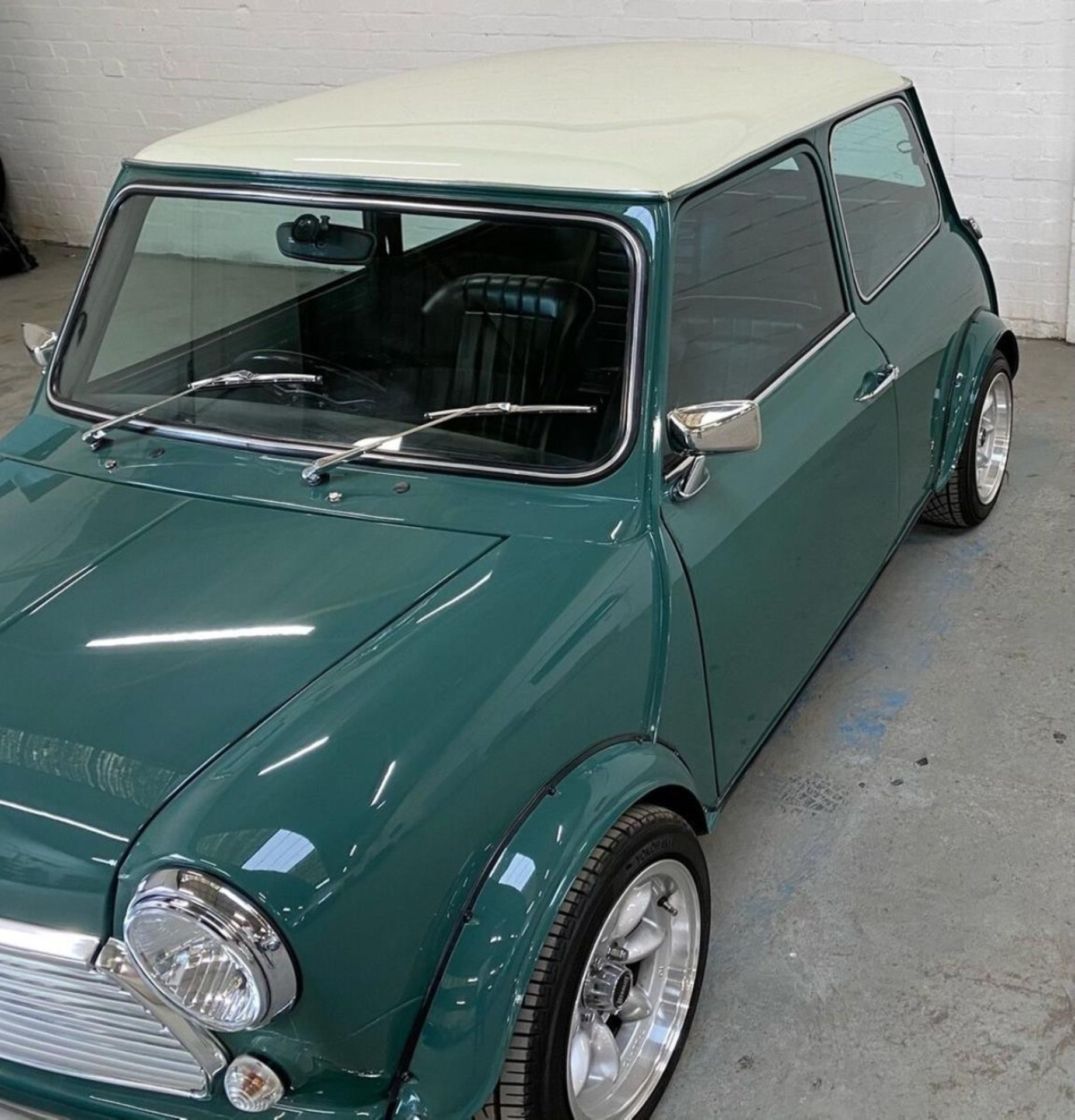 1971 Mini Cooper S Recreation Registration number KFB 656J Green with a white roof Black interior - Image 10 of 18