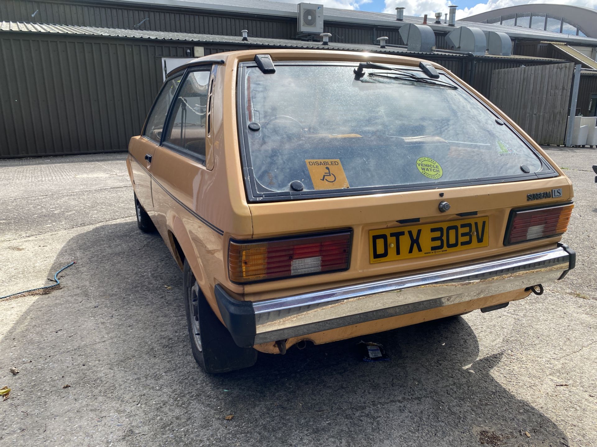 1980 Talbot Sunbeam 1.0 LS Being sold without reserve Registration number DTX 303V Tangerine with - Image 10 of 23