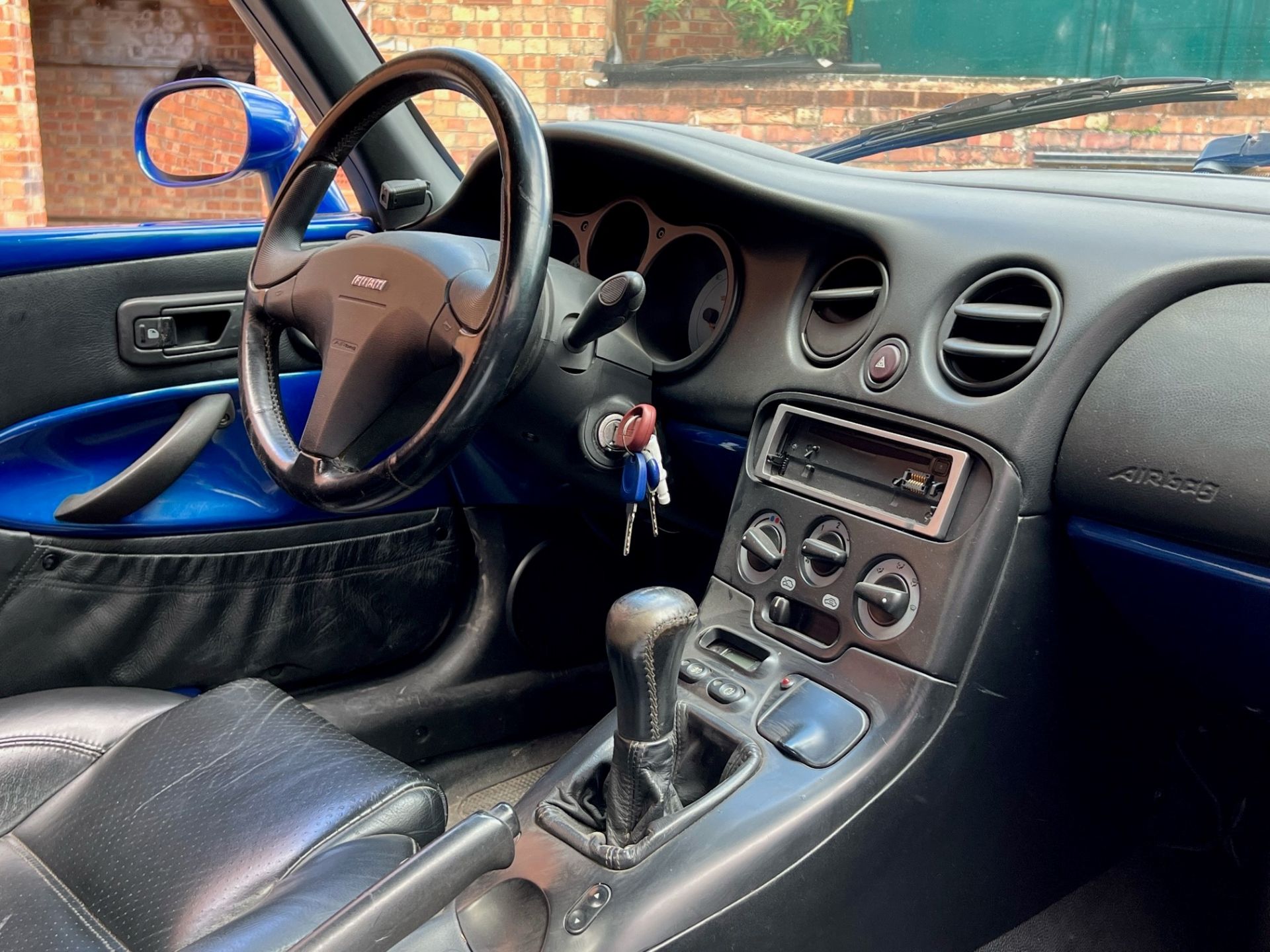 1997 Fiat Barchetta 16V Registration number P439 LVC Metallic blue Left hand drive Three previous - Image 10 of 12