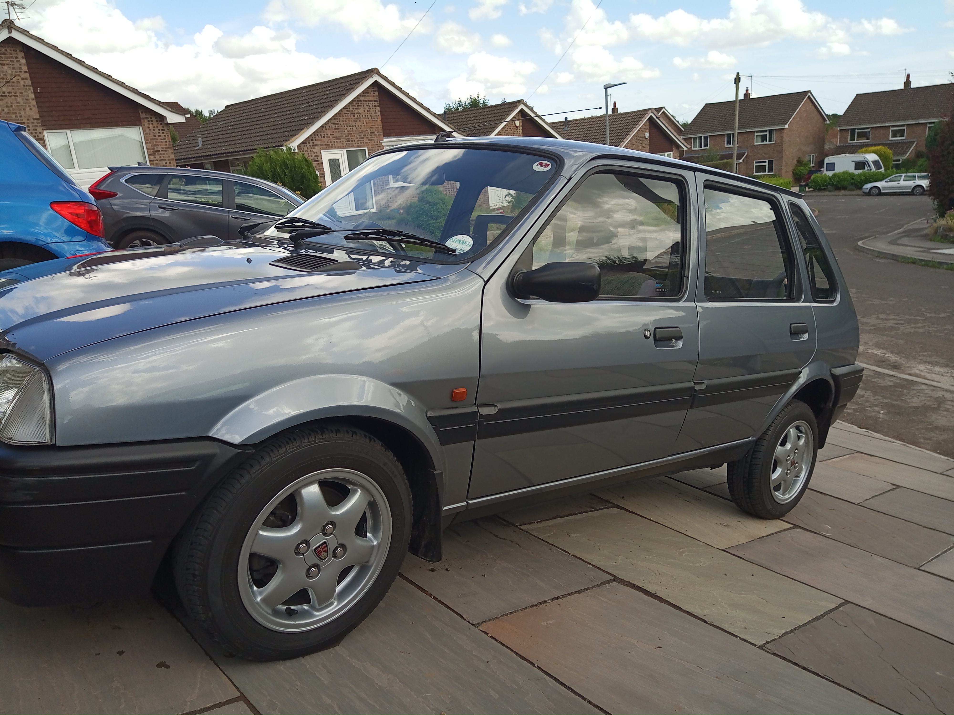 1990 Rover Metro 1.1 Registration number H531 GHC Grey with a grey interior Manual MOT expires - Image 2 of 10