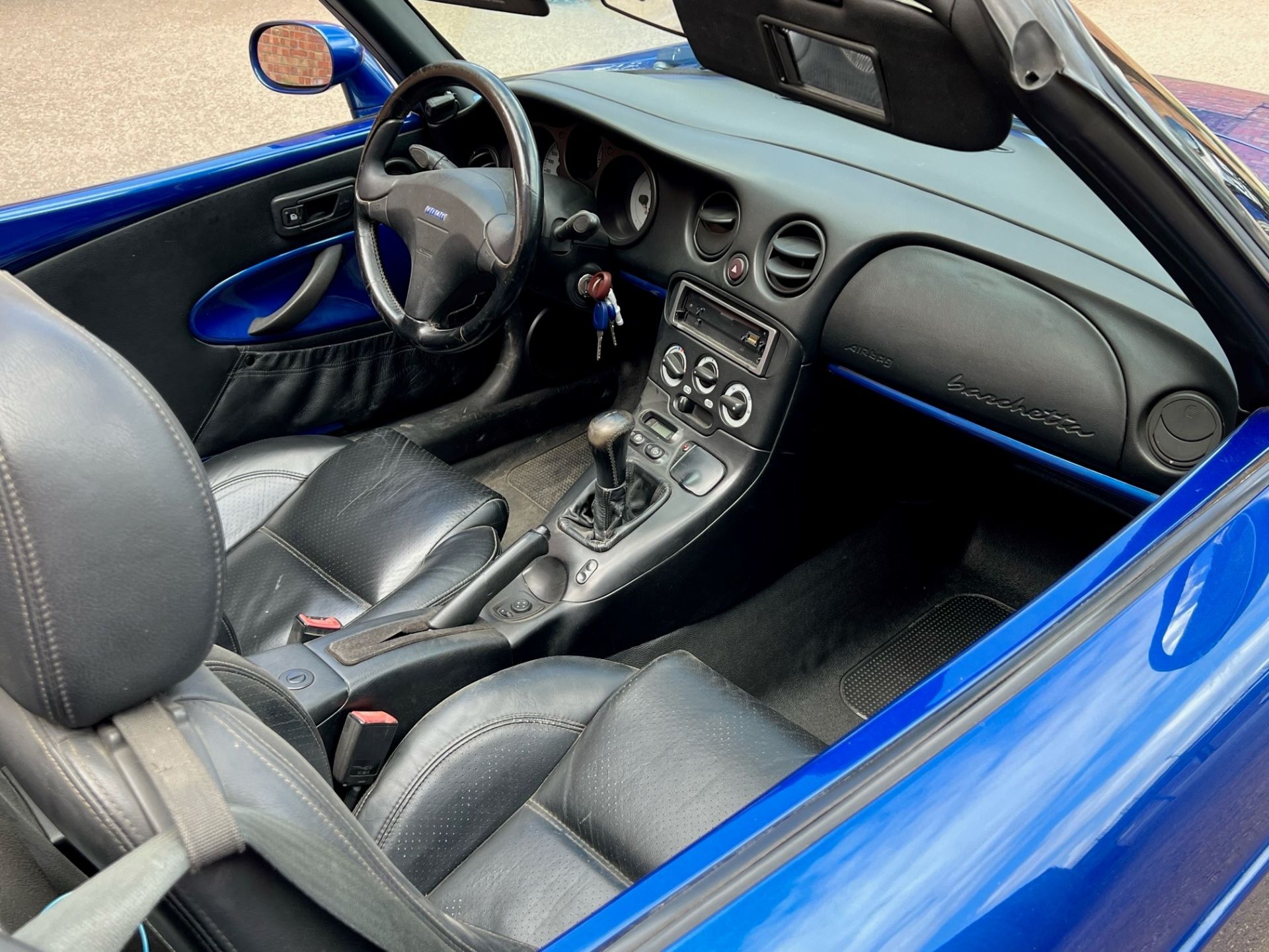 1997 Fiat Barchetta 16V Registration number P439 LVC Metallic blue Left hand drive Three previous - Image 11 of 12