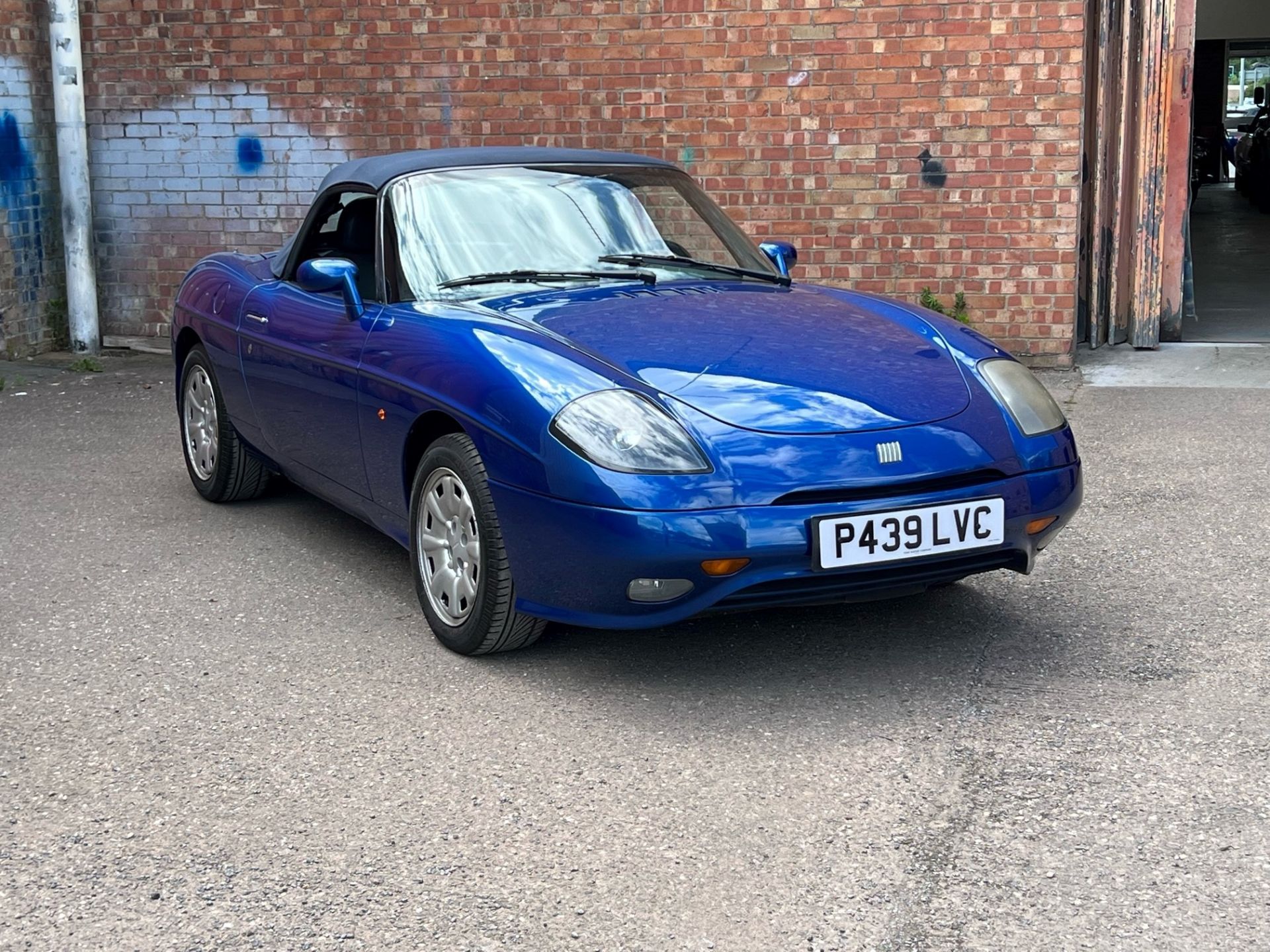 1997 Fiat Barchetta 16V Registration number P439 LVC Metallic blue Left hand drive Three previous - Image 3 of 12