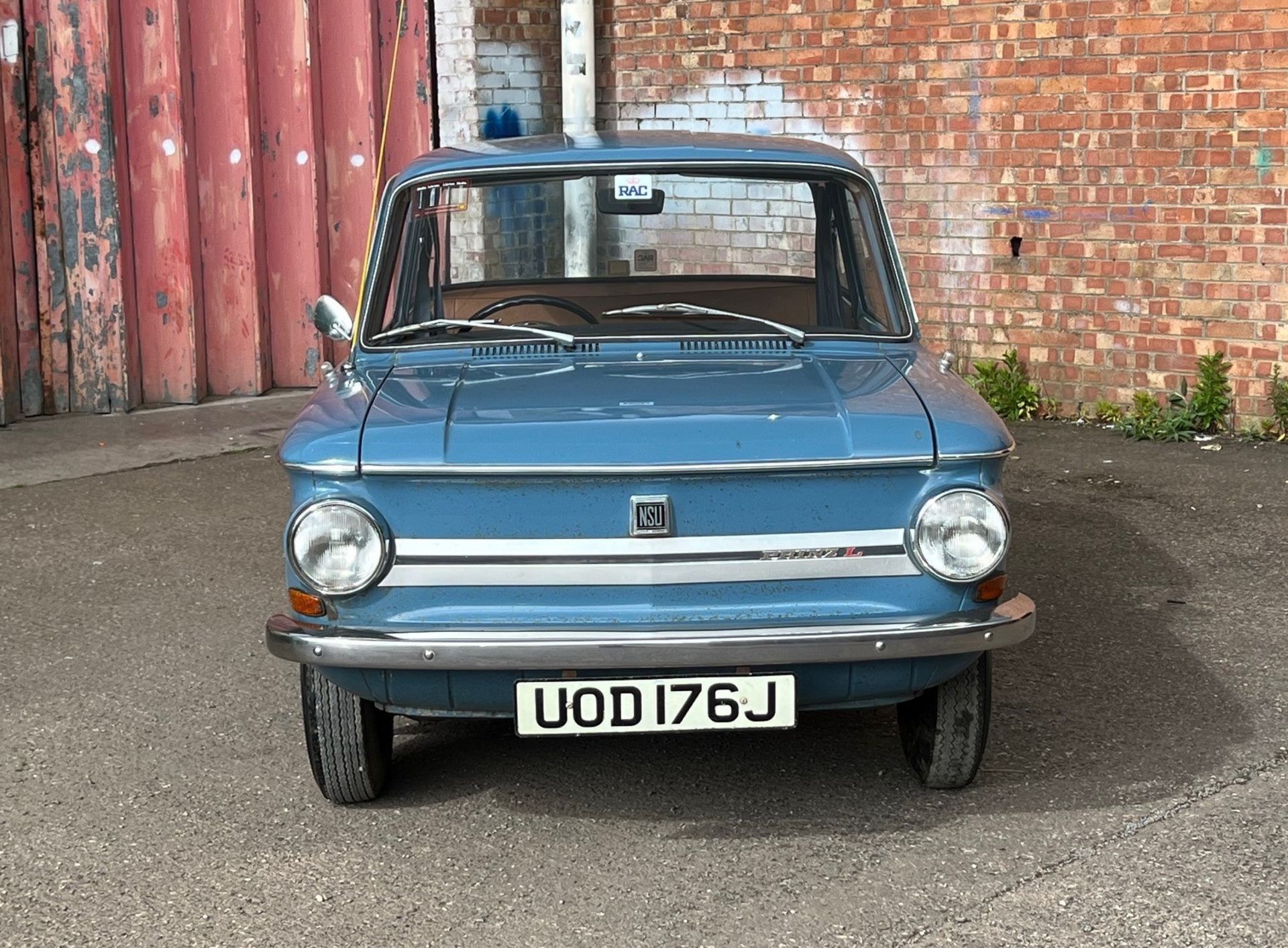 1971 NSU Prinz 4L Registration number UOD 176J Blue with tan interior Original tool kit Spare - Image 2 of 6