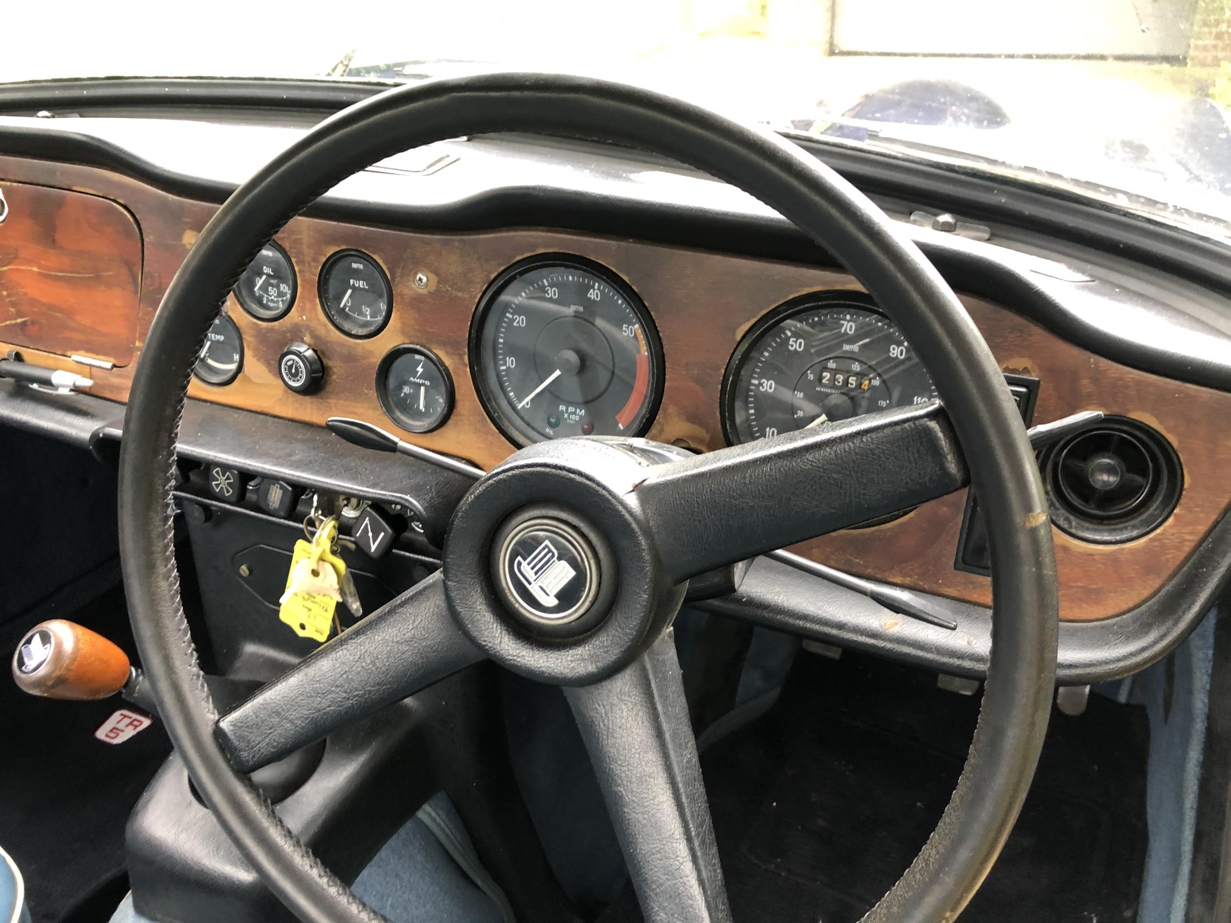 1968 Triumph TR5 PI Registration number VGP 197F Chassis number CP22380 Engine number CP1914E Surrey - Image 34 of 59