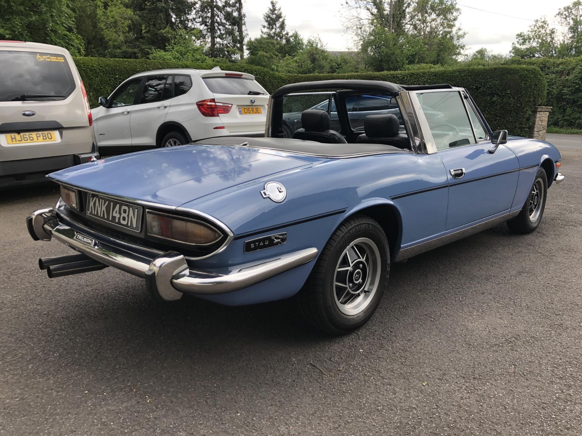1975 Triumph Stag Registration number KNK 148N French blue with a black interior Automatic Gearbox - Image 2 of 57