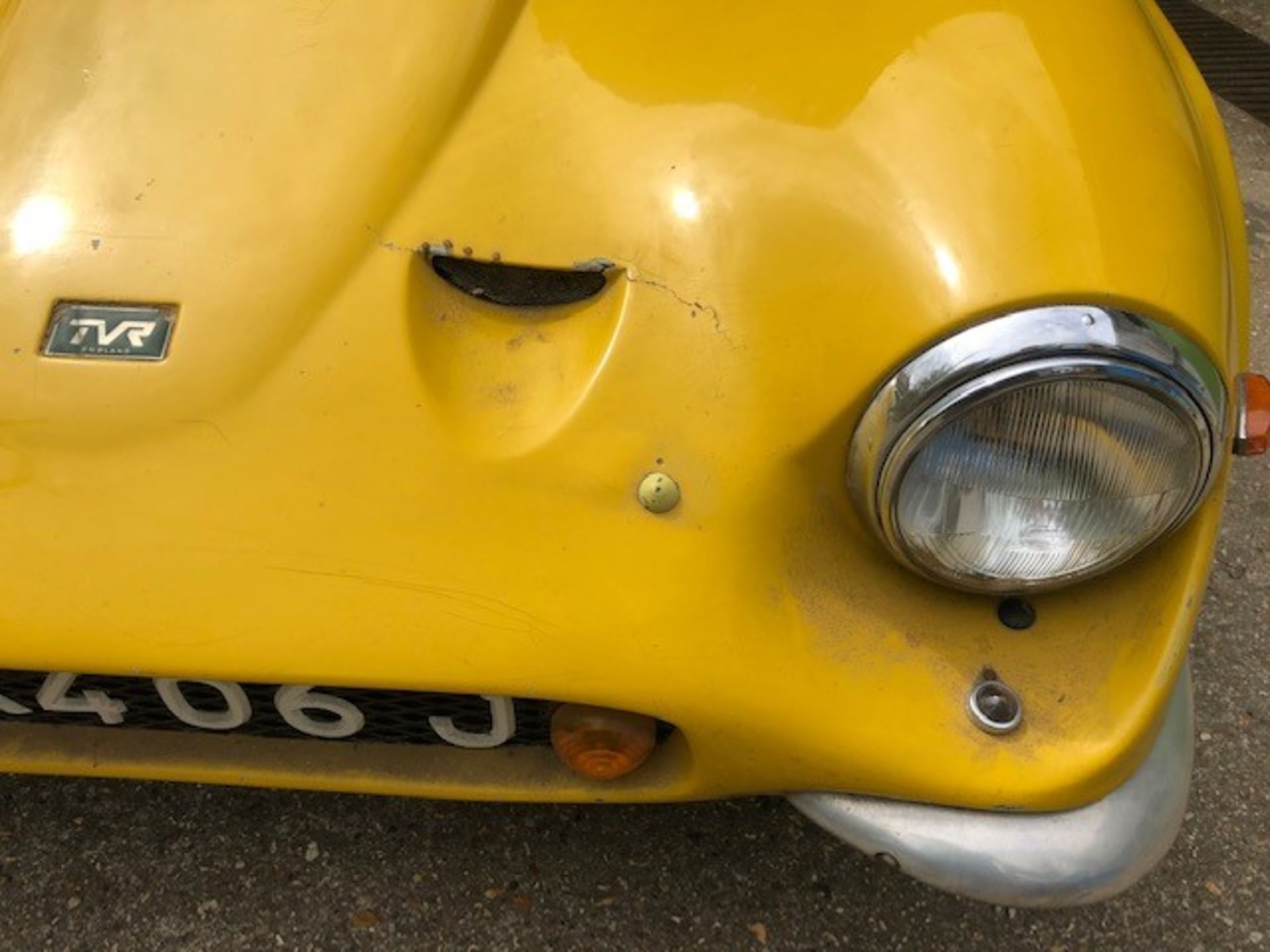 1971 TVR Tuscan Registration number GLK 406J Chassis number LVX18706 Engine number 1429 Yellow - Image 55 of 86