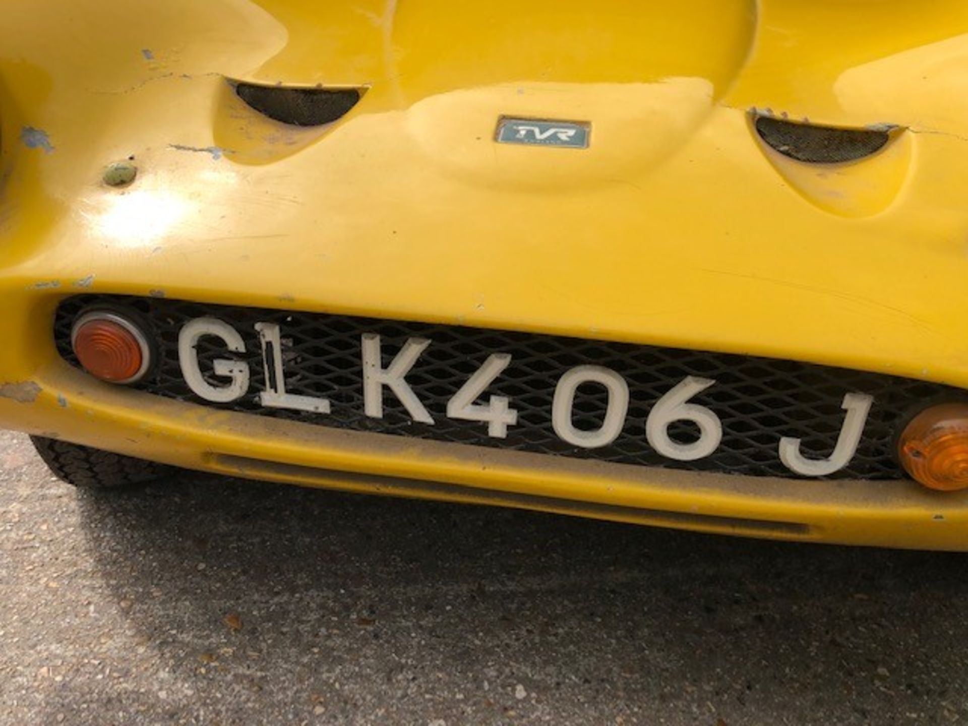 1971 TVR Tuscan Registration number GLK 406J Chassis number LVX18706 Engine number 1429 Yellow - Image 4 of 86