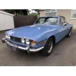 1975 Triumph Stag Registration number KNK 148N French blue with a black interior Automatic Gearbox