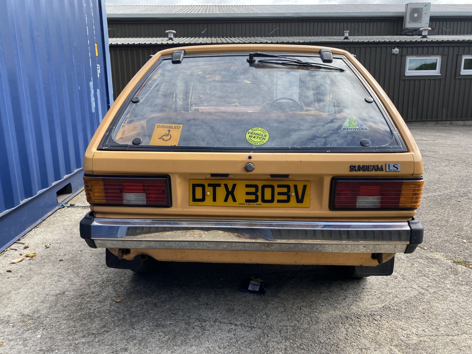 1980 Talbot Sunbeam 1.0 LS Being sold without reserve Registration number DTX 303V Tangerine with - Image 9 of 23