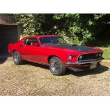 1969 Ford Mustang Mach 1 Super Cobra Jet Registration number LWU 155H Chassis number 9F02R177183