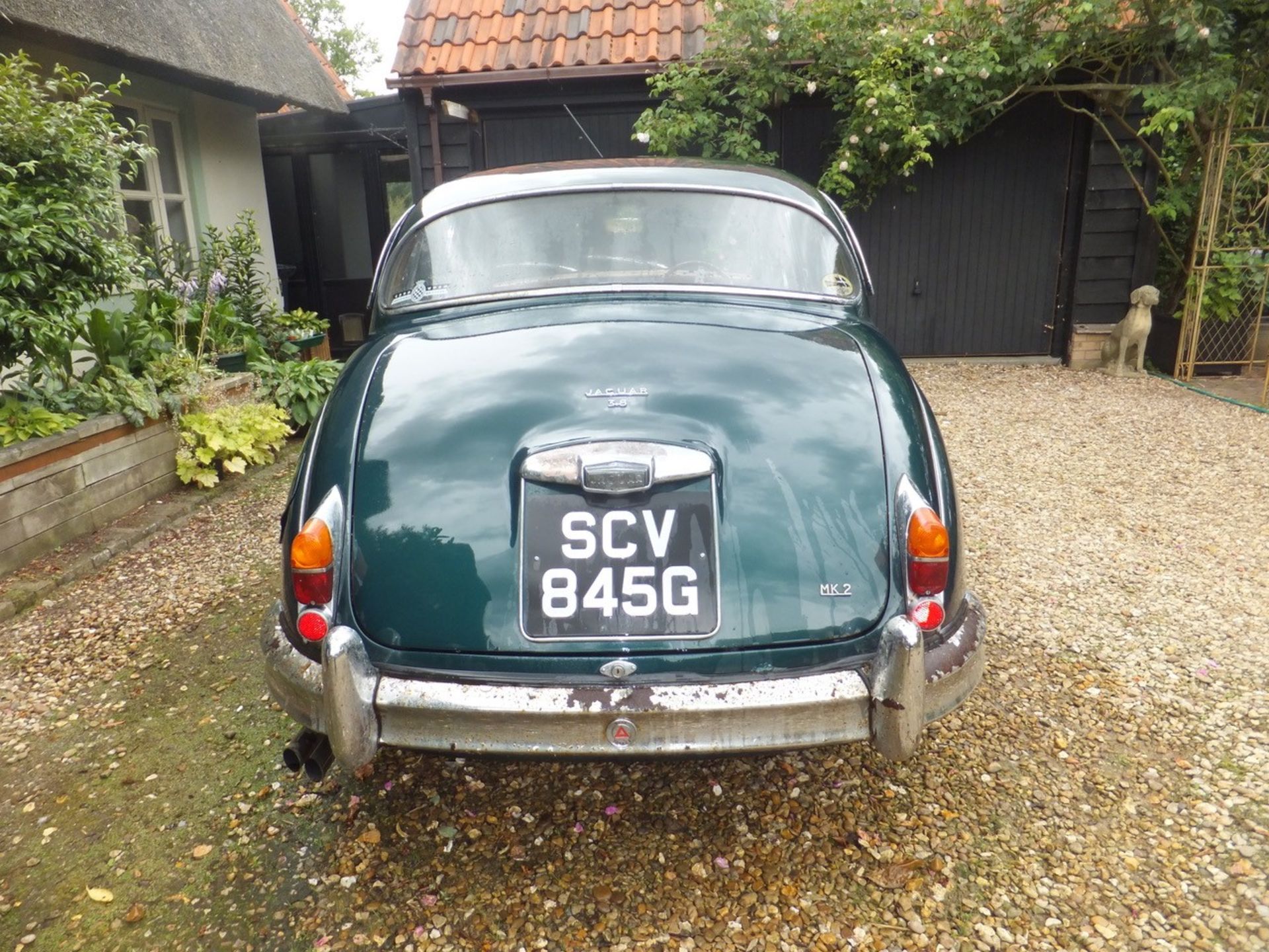 1969 Jaguar MK II 3.8 Registration number SCV 845G British racing green with cream leather - Image 5 of 31