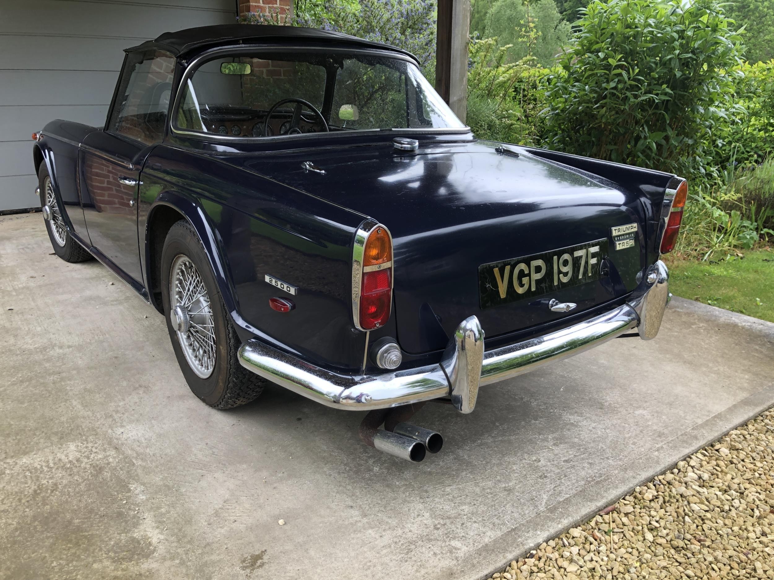 1968 Triumph TR5 PI Registration number VGP 197F Chassis number CP22380 Engine number CP1914E Surrey - Image 3 of 59