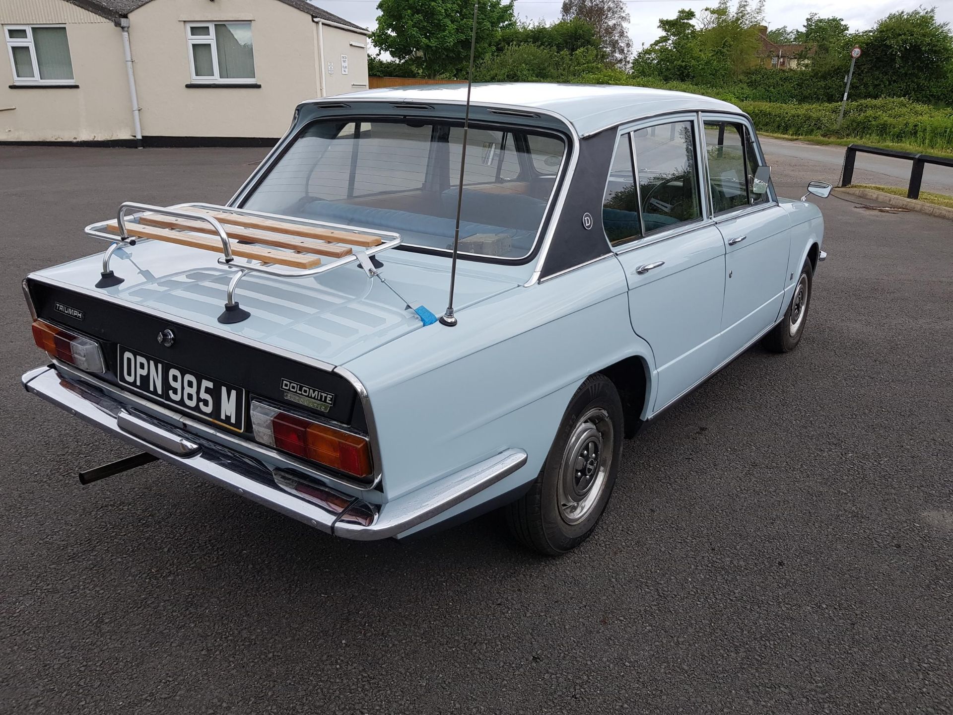 1974 Triumph Dolomite 1850 Registration number OPN 985M Light French blue with blue cloth interior - Image 5 of 14