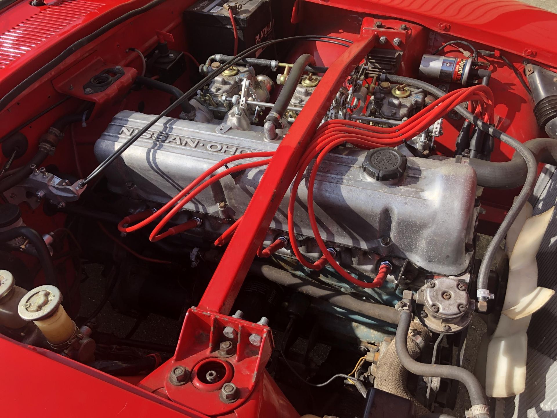 1972 Datsun 240Z Registration number WBN 465K Ferrari Rosso Corsa with a tan interior Four owners - Image 4 of 67