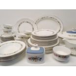 A Royal Doulton Pastoral pattern part dinner service (box)