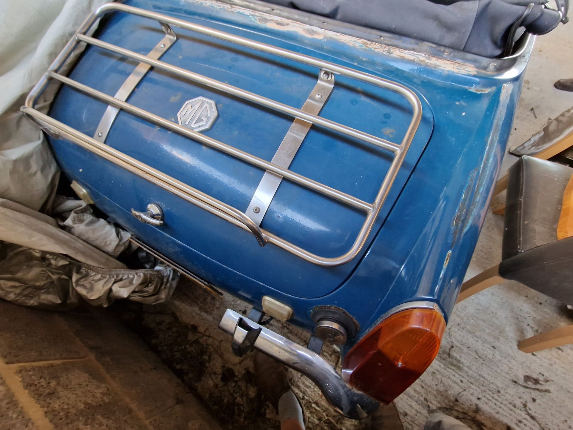 1973 MG Midget 1275 Being sold without reserve Registration number TYT 493M Blue with black interior - Image 4 of 16