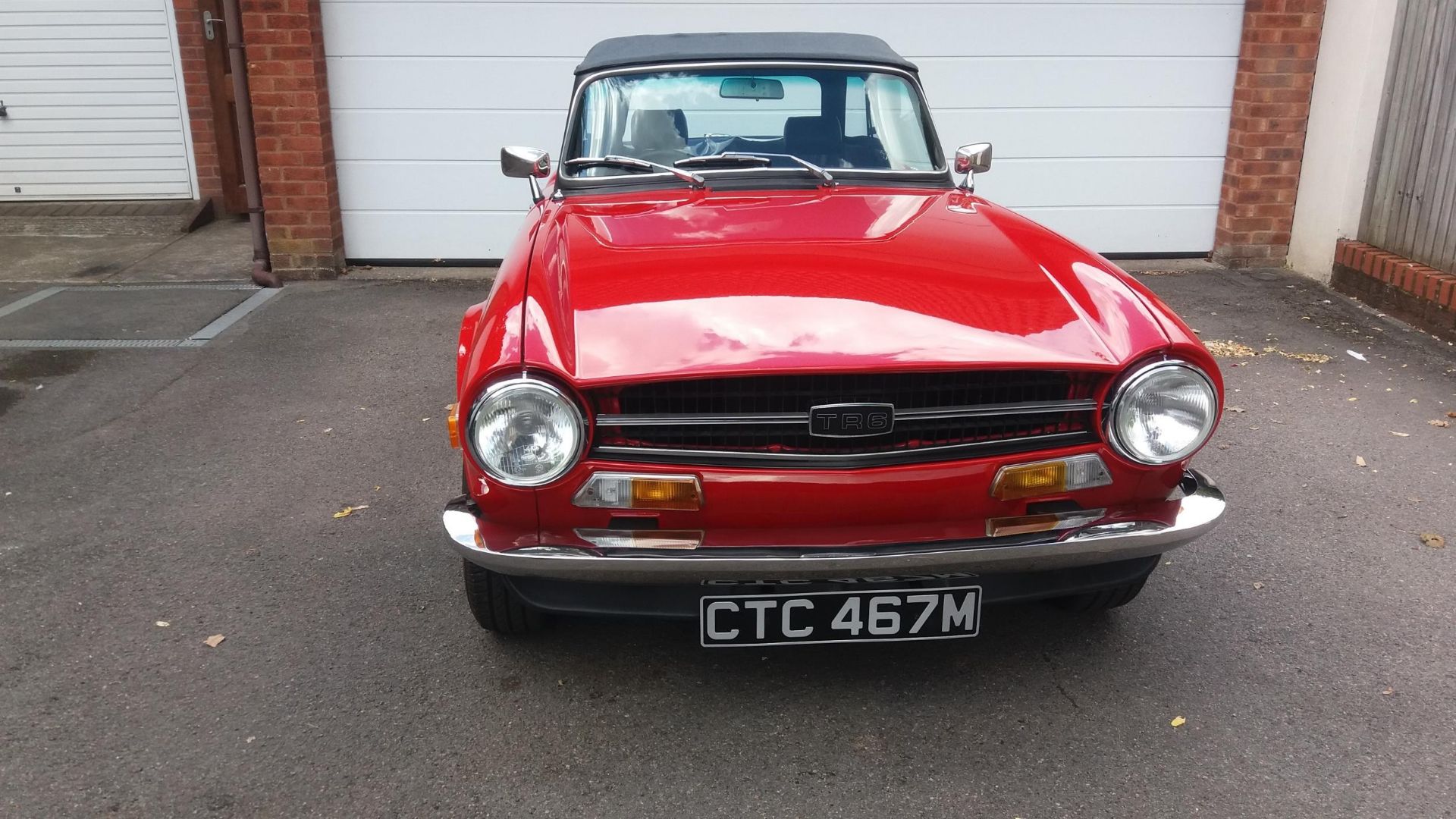 1974 Triumph TR6 Registration number CTC 467M Red with black interior Converted to RHD Fully - Image 34 of 36