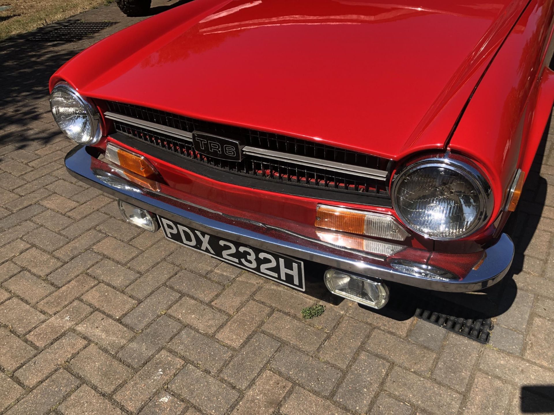1970 Triumph TR6 Registration number PDX 232H Chassis number CP51529 Engine number CP51477HL Red - Image 7 of 58
