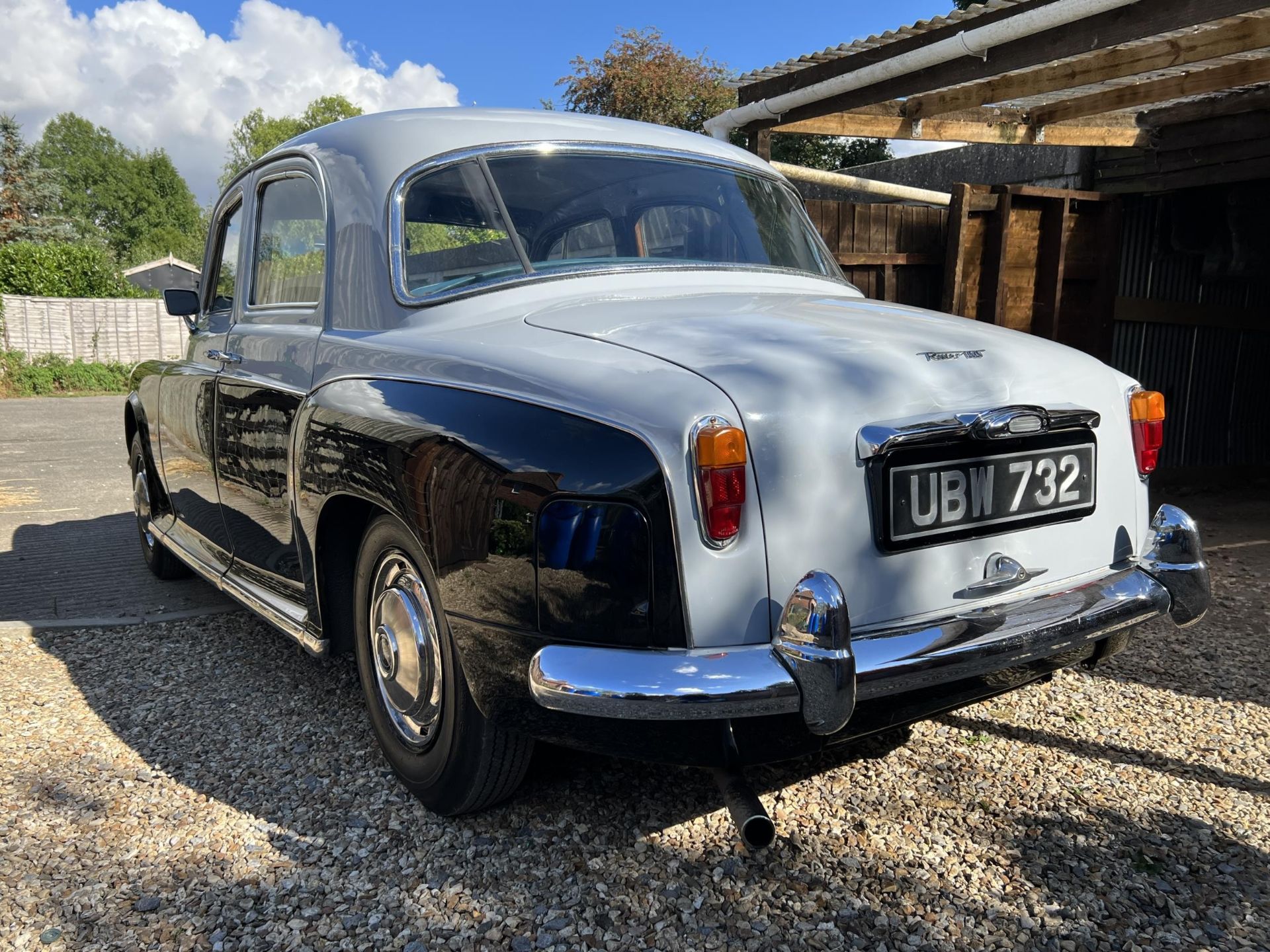 1961 Rover 100 P4 *** new lower reserve*** Registration number UBW 732 Grey/black with blue leather - Image 4 of 28