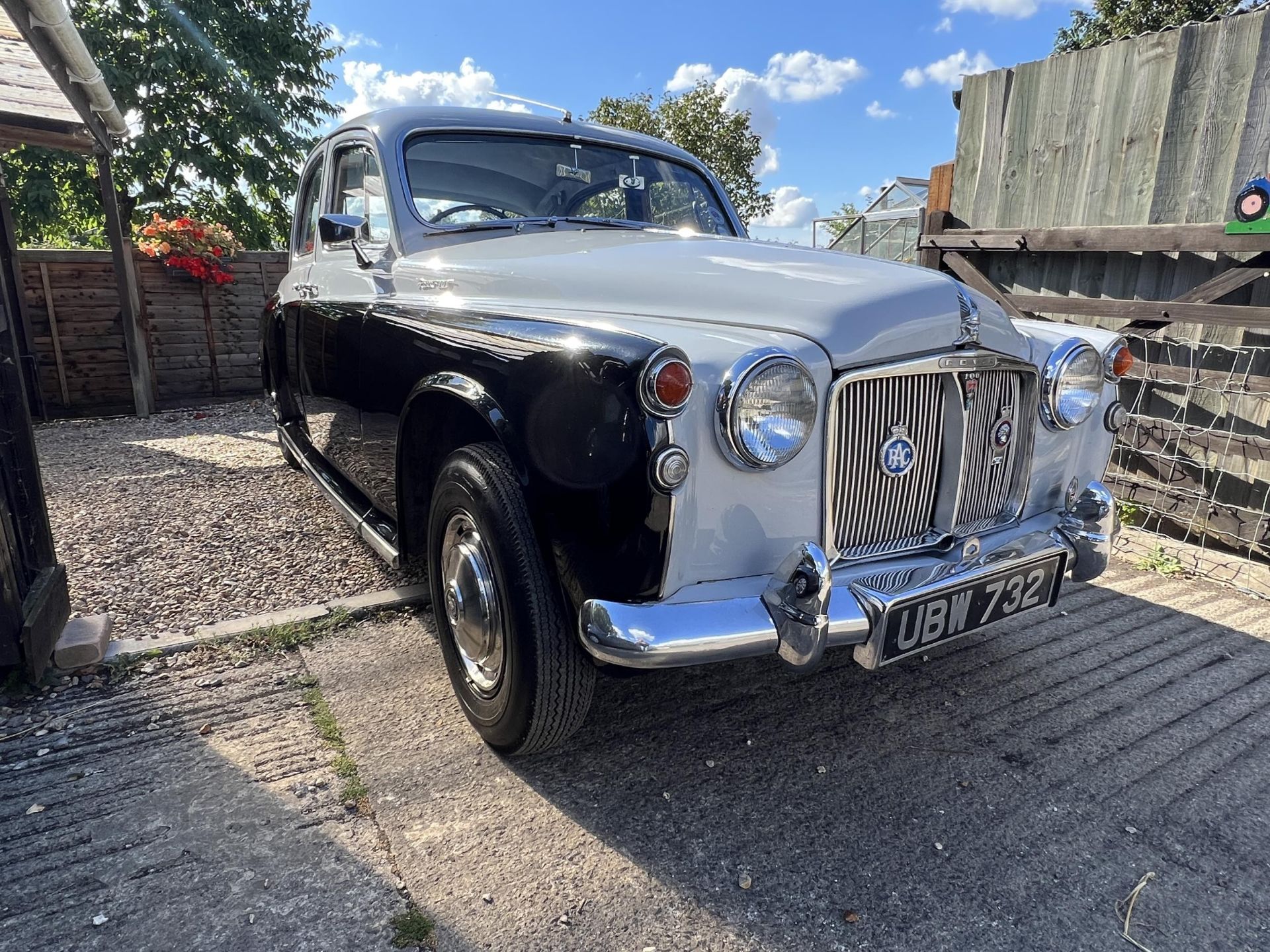 1961 Rover 100 P4 *** new lower reserve*** Registration number UBW 732 Grey/black with blue leather