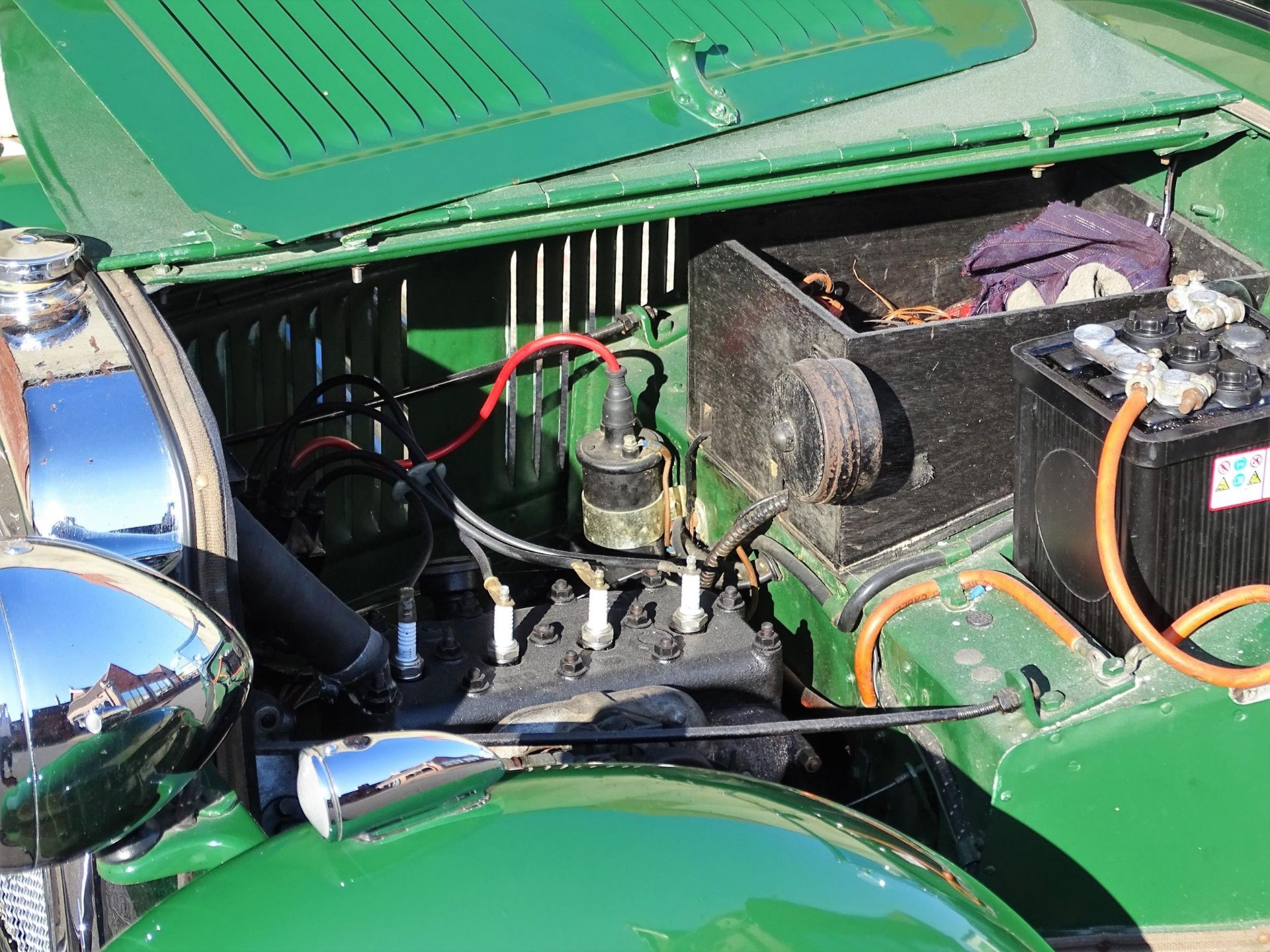 1937 Austin Seven Nippy Registration number JC 4435 Chassis number A/EB263186 Green with a green - Image 34 of 38