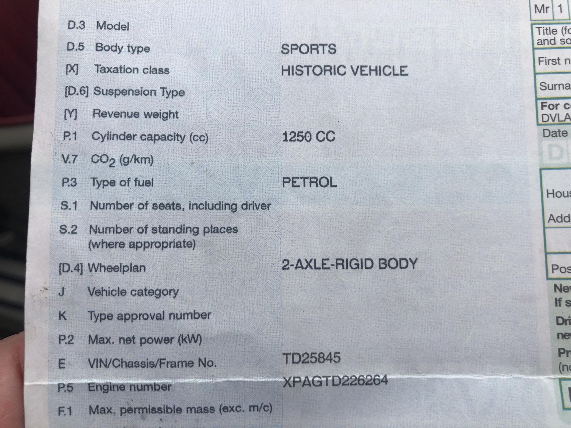 1953 MG TD 1250 Registration number XJJ 500 Chassis number TD 25845 Engine number XPAGTD 226264 - Image 51 of 77