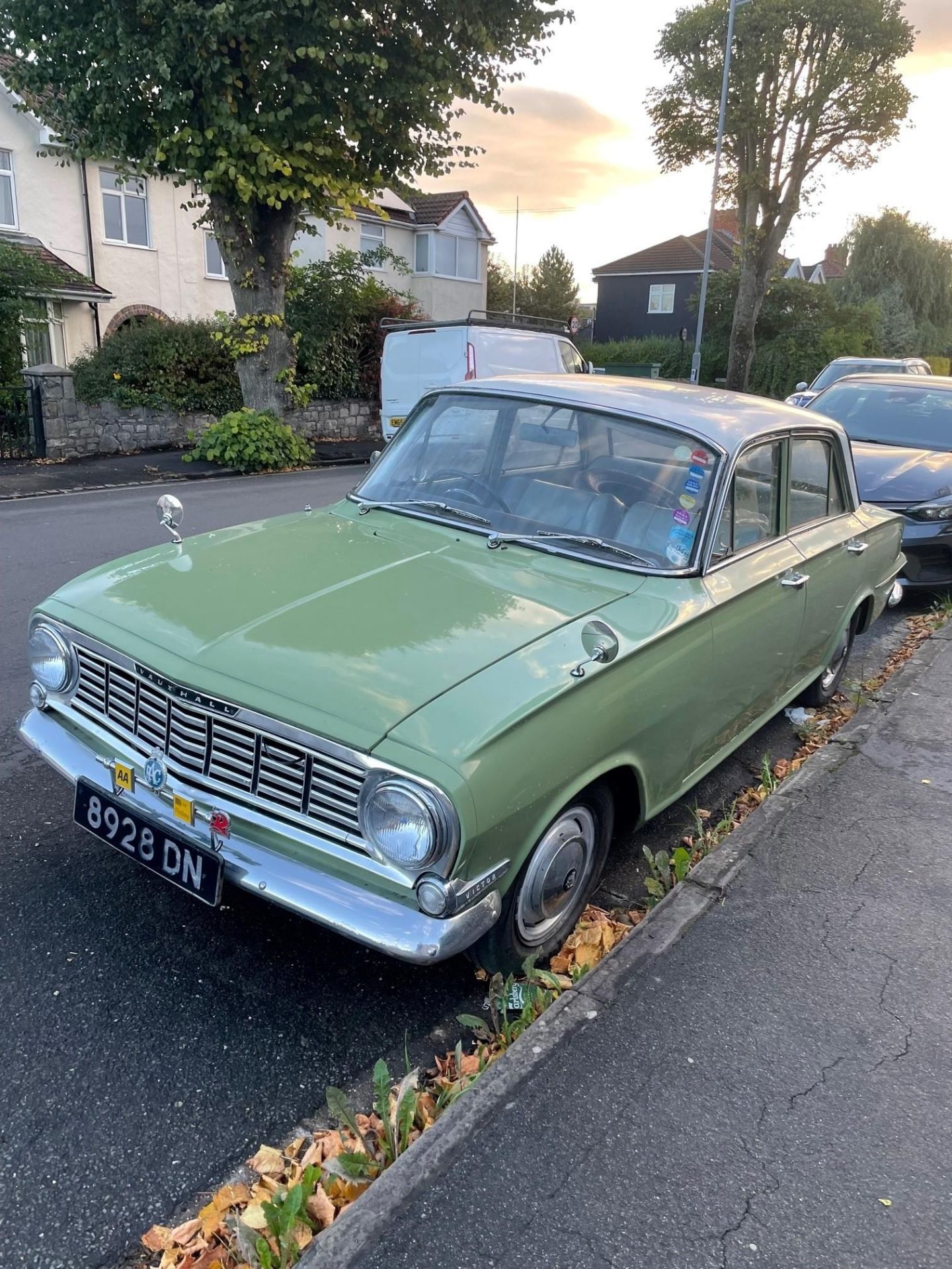 1963 Vauxhall Victor FB30 Registration number 8928 DN Green with grey leather interior Vauxhall - Image 2 of 13