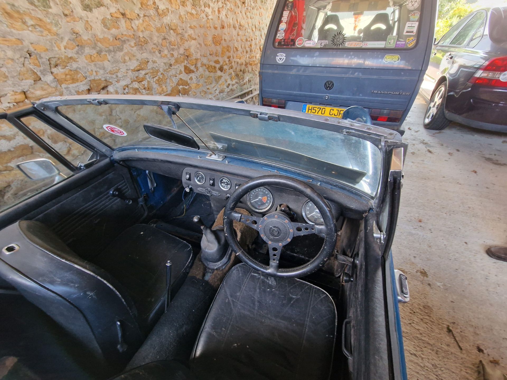 1973 MG Midget 1275 Being sold without reserve Registration number TYT 493M Blue with black interior - Image 5 of 16