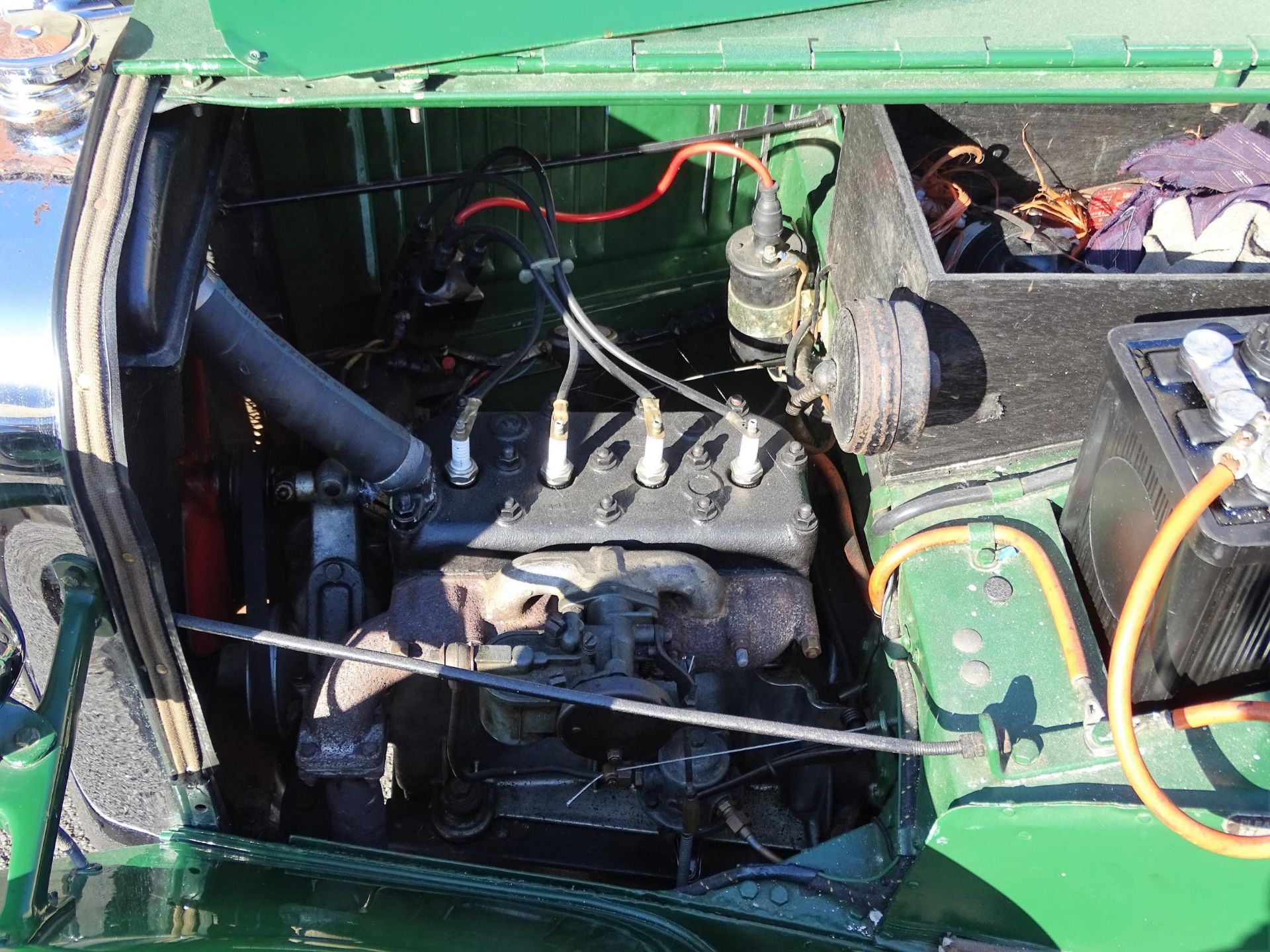 1937 Austin Seven Nippy Registration number JC 4435 Chassis number A/EB263186 Green with a green - Image 11 of 38