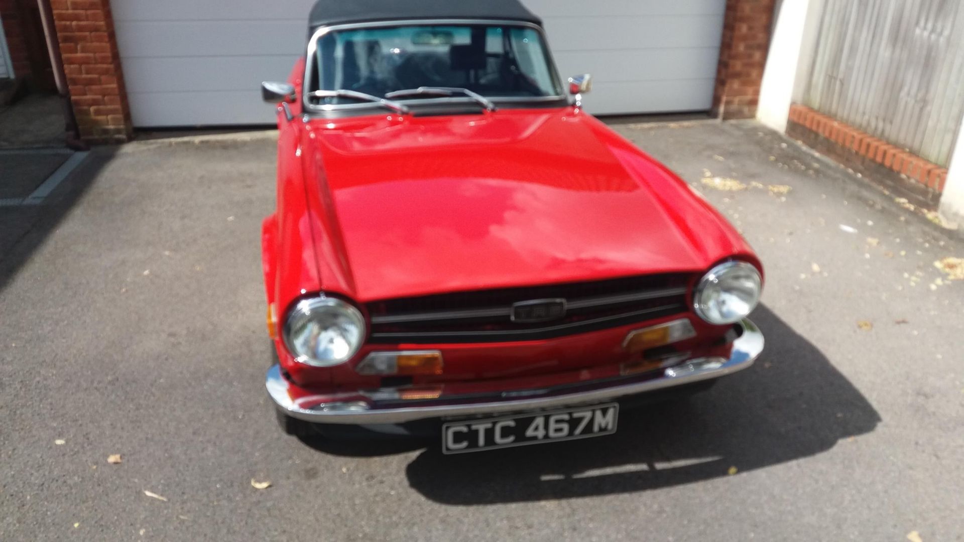 1974 Triumph TR6 Registration number CTC 467M Red with black interior Converted to RHD Fully - Image 32 of 36