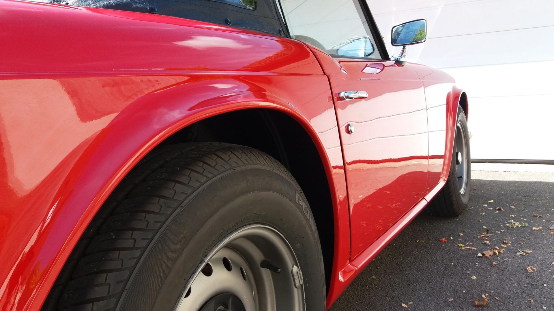 1974 Triumph TR6 Registration number CTC 467M Red with black interior Converted to RHD Fully - Image 8 of 36