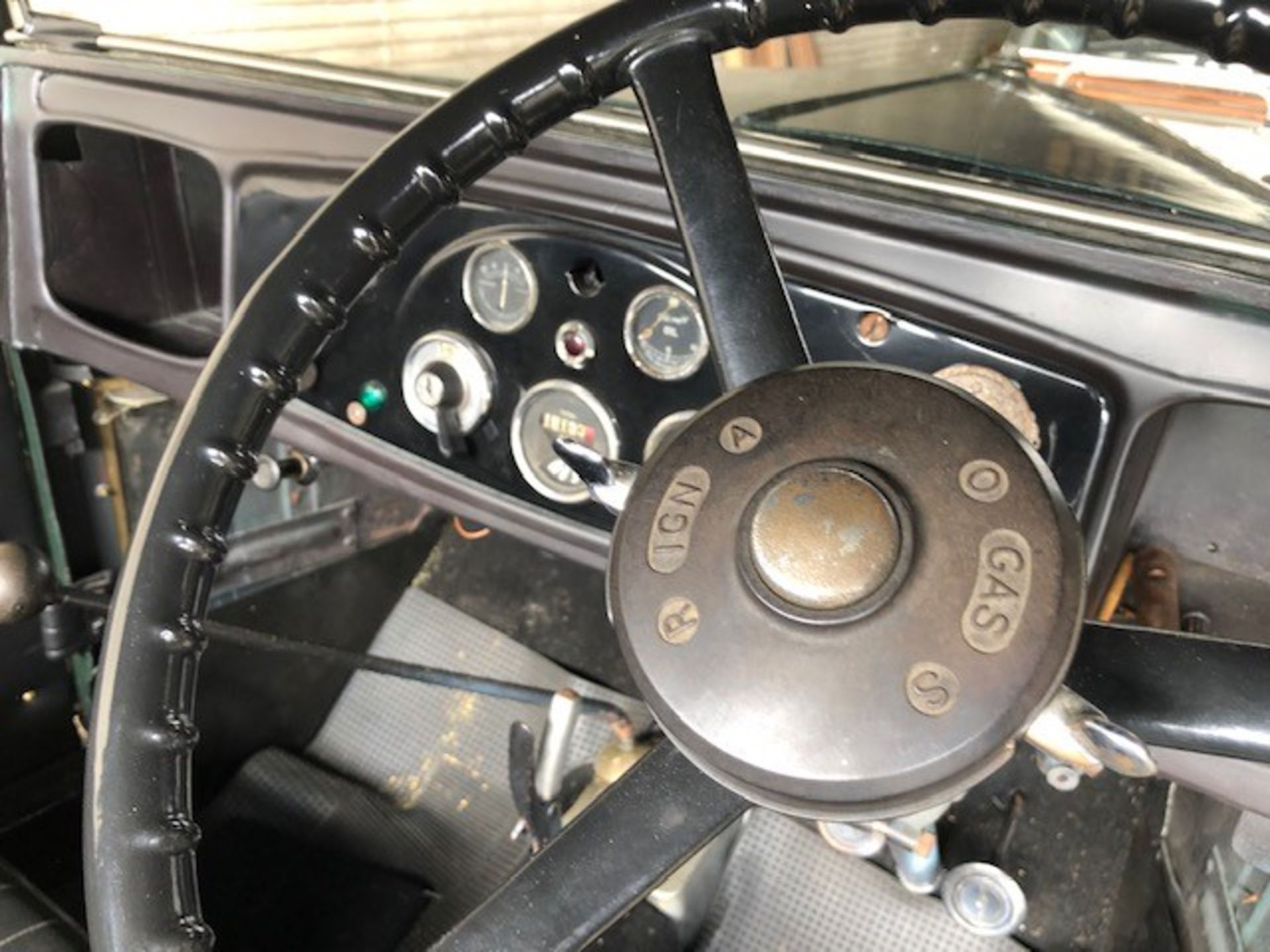 1932 Austin 7 Tourer Registration number OD 4211 Green with black mudguards and black interior - Image 26 of 30