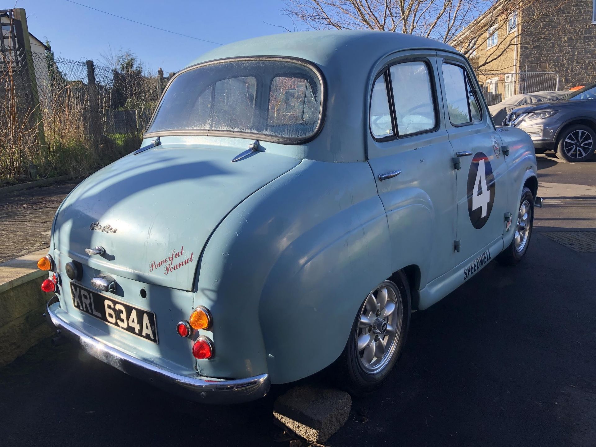 1957 Austin A35 Registration number XRL 634A Chassis number AS5HCS26284 Speedwell blue with two tone - Image 7 of 37