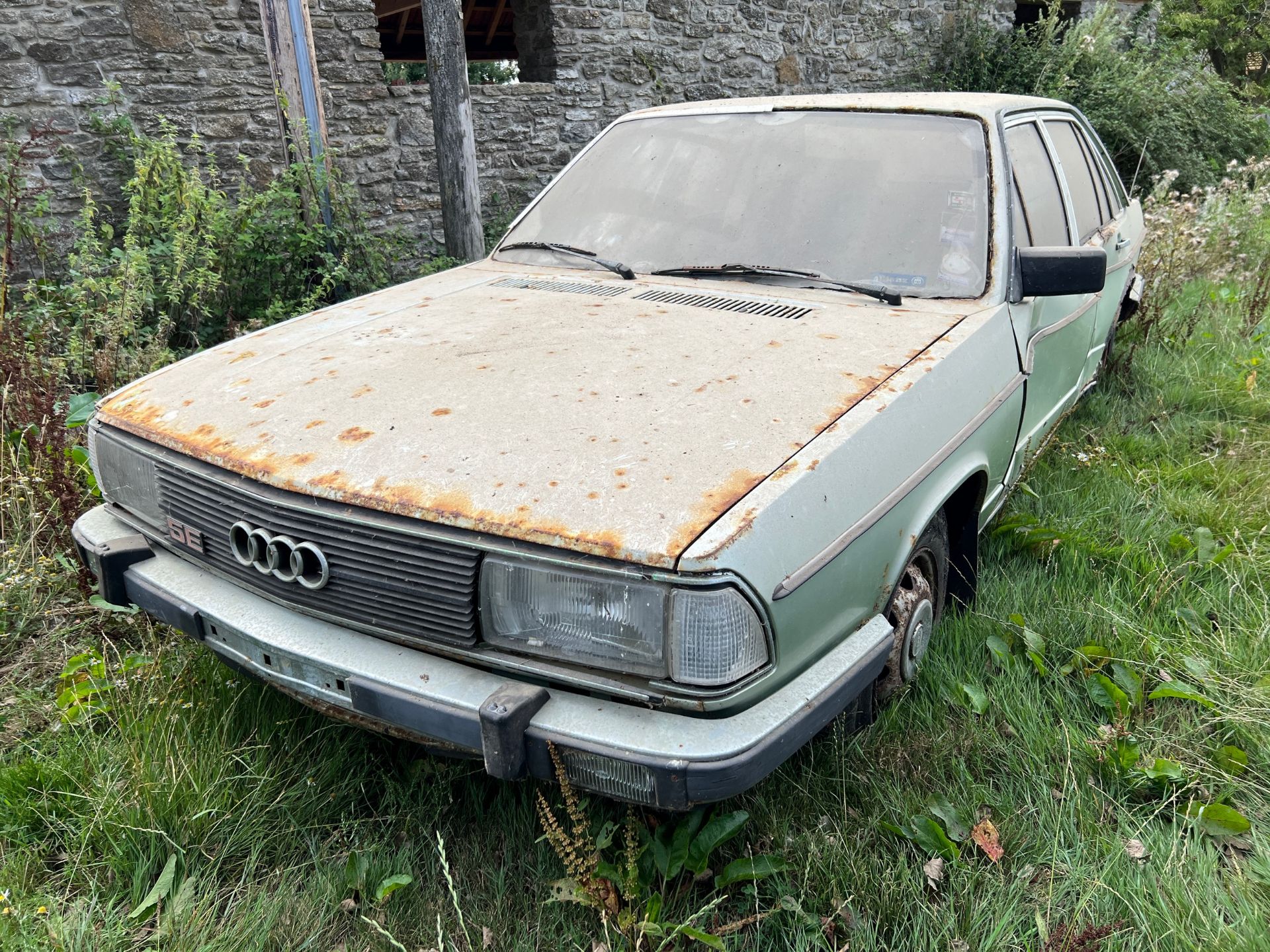 1980 Audi 100 GL5E Automatic Being sold without reserve Registration number DWS 269W Green Roof