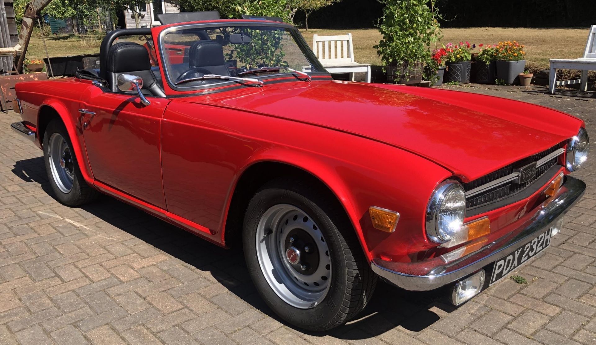 1970 Triumph TR6 Registration number PDX 232H Chassis number CP51529 Engine number CP51477HL Red