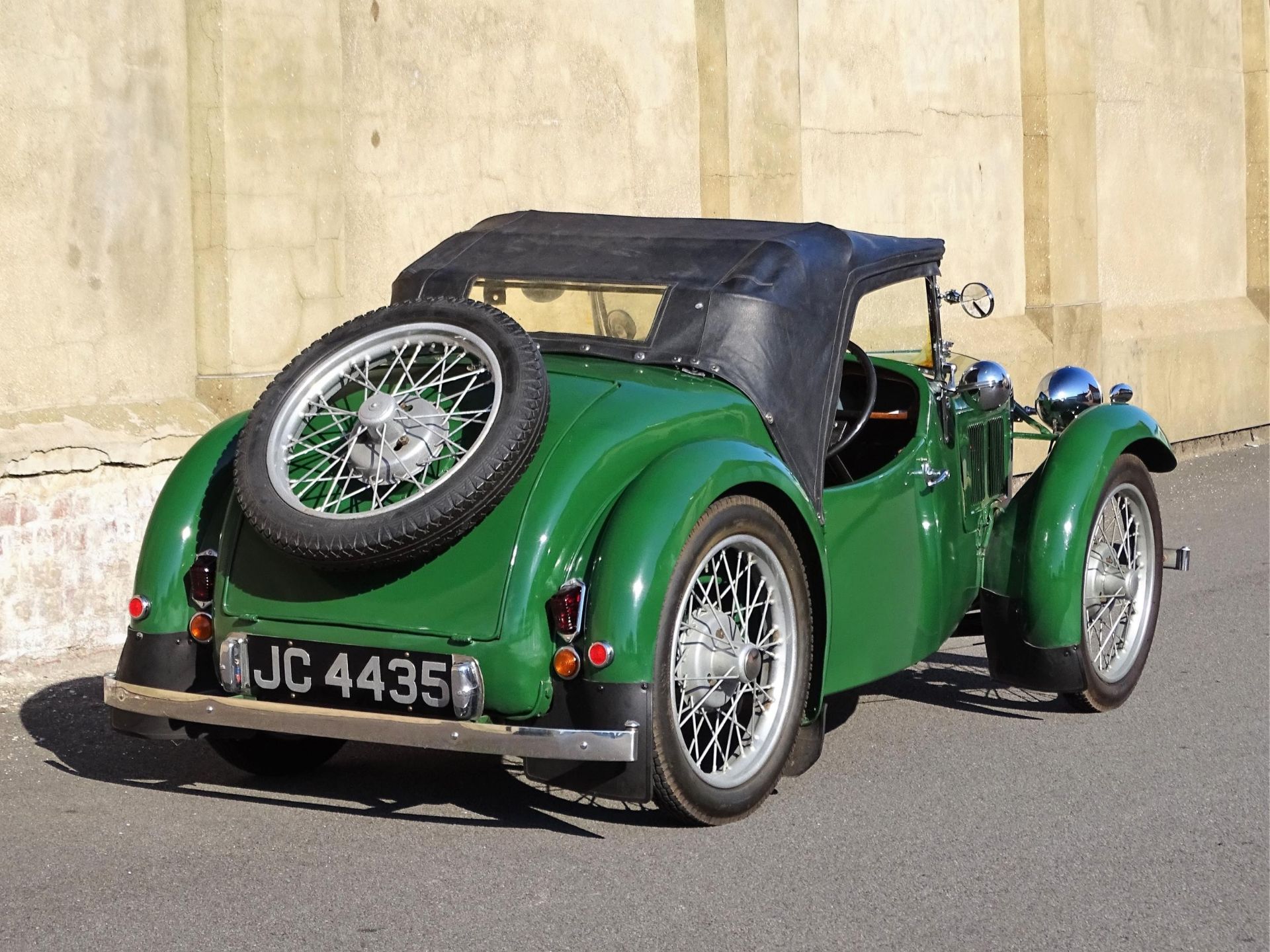 1937 Austin Seven Nippy Registration number JC 4435 Chassis number A/EB263186 Green with a green - Image 6 of 38